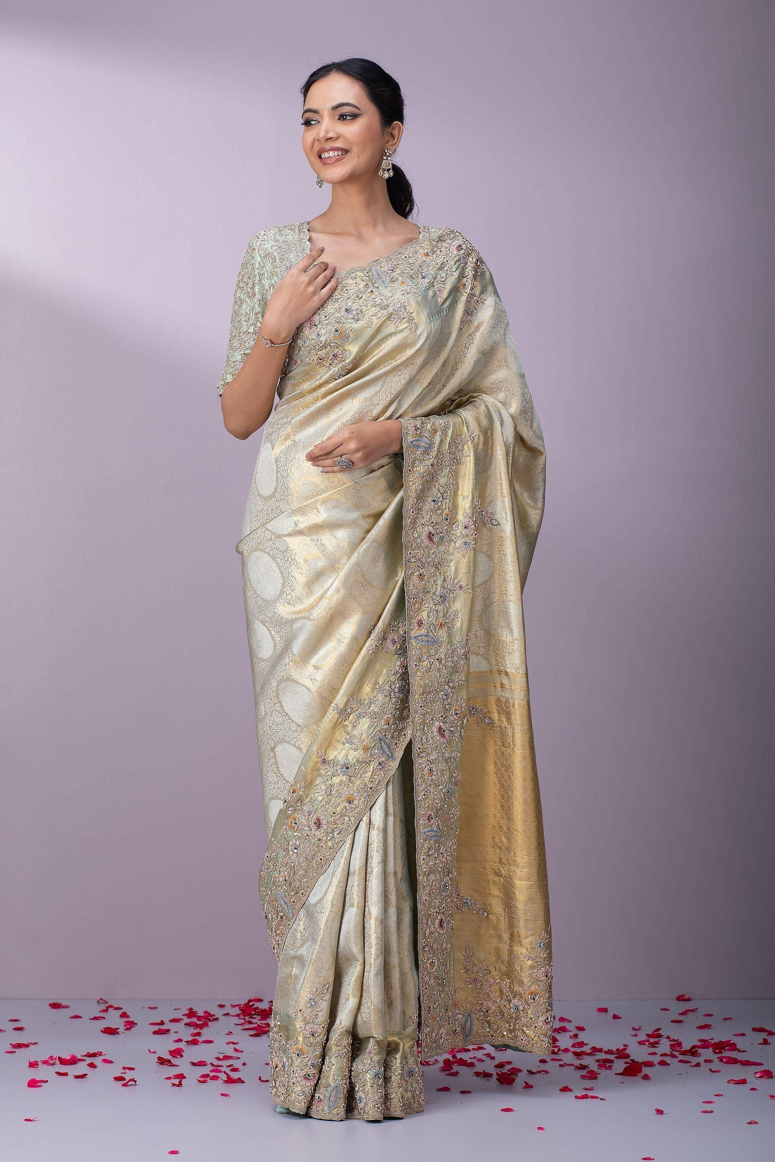 The Rise of Tissue Silk Sarees: Why Every Bride Wants One