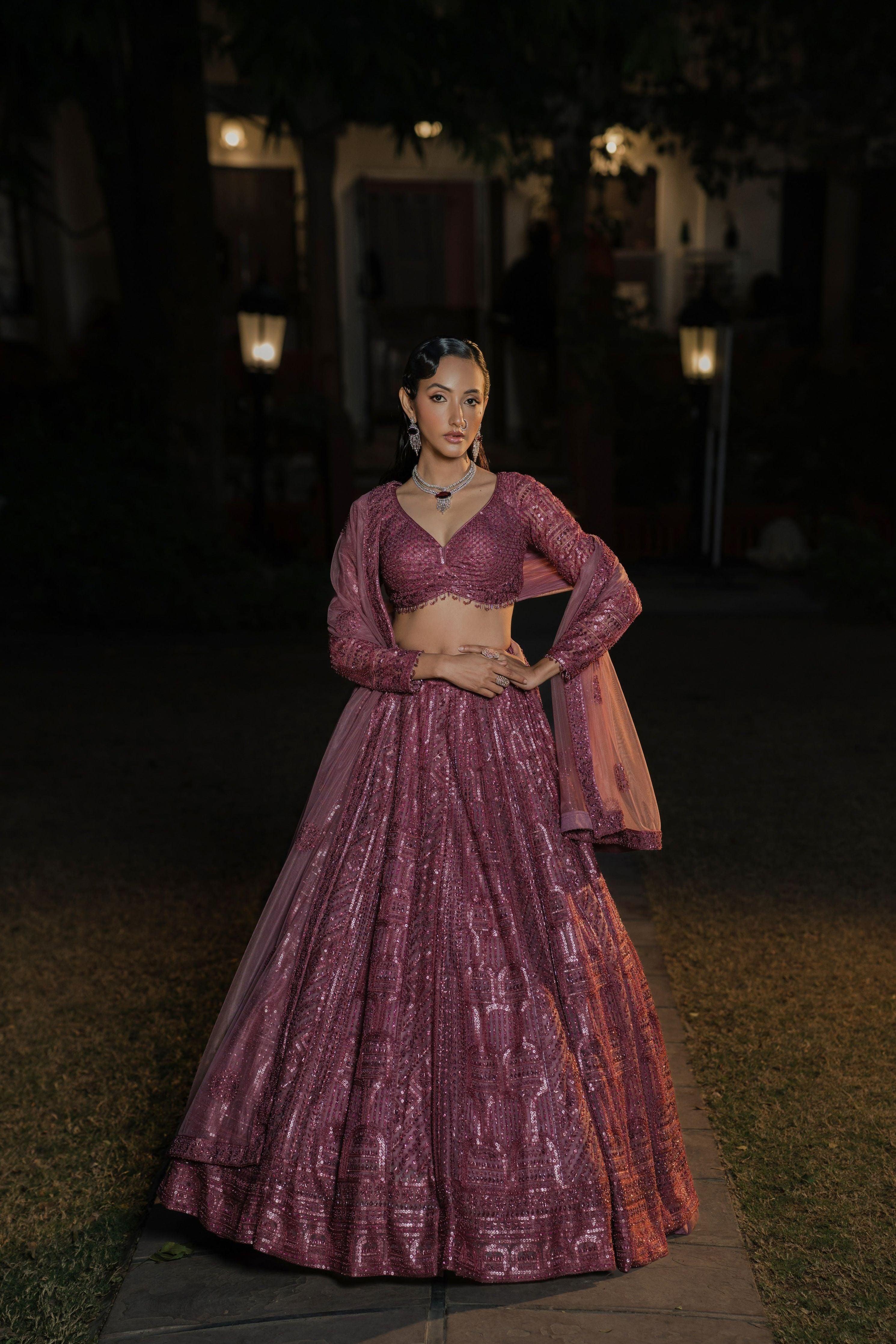 Bridesmaid Lehengas 101: How to Match the Bride Without Outshining Her - Mokshaa