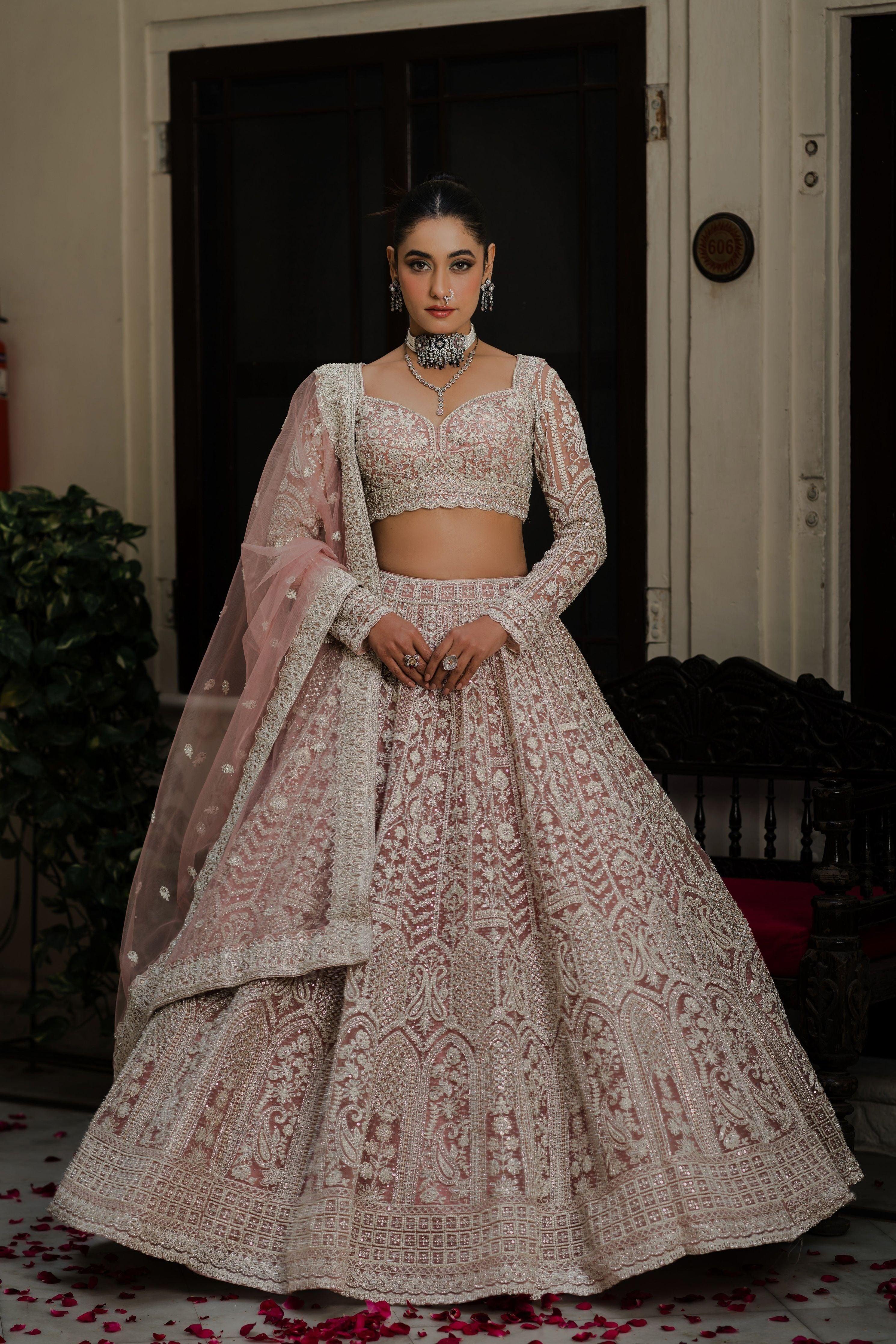 Pastel, Printed or Mirror Work? A Bridesmaid's Guide to Lehenga Styling - Mokshaa
