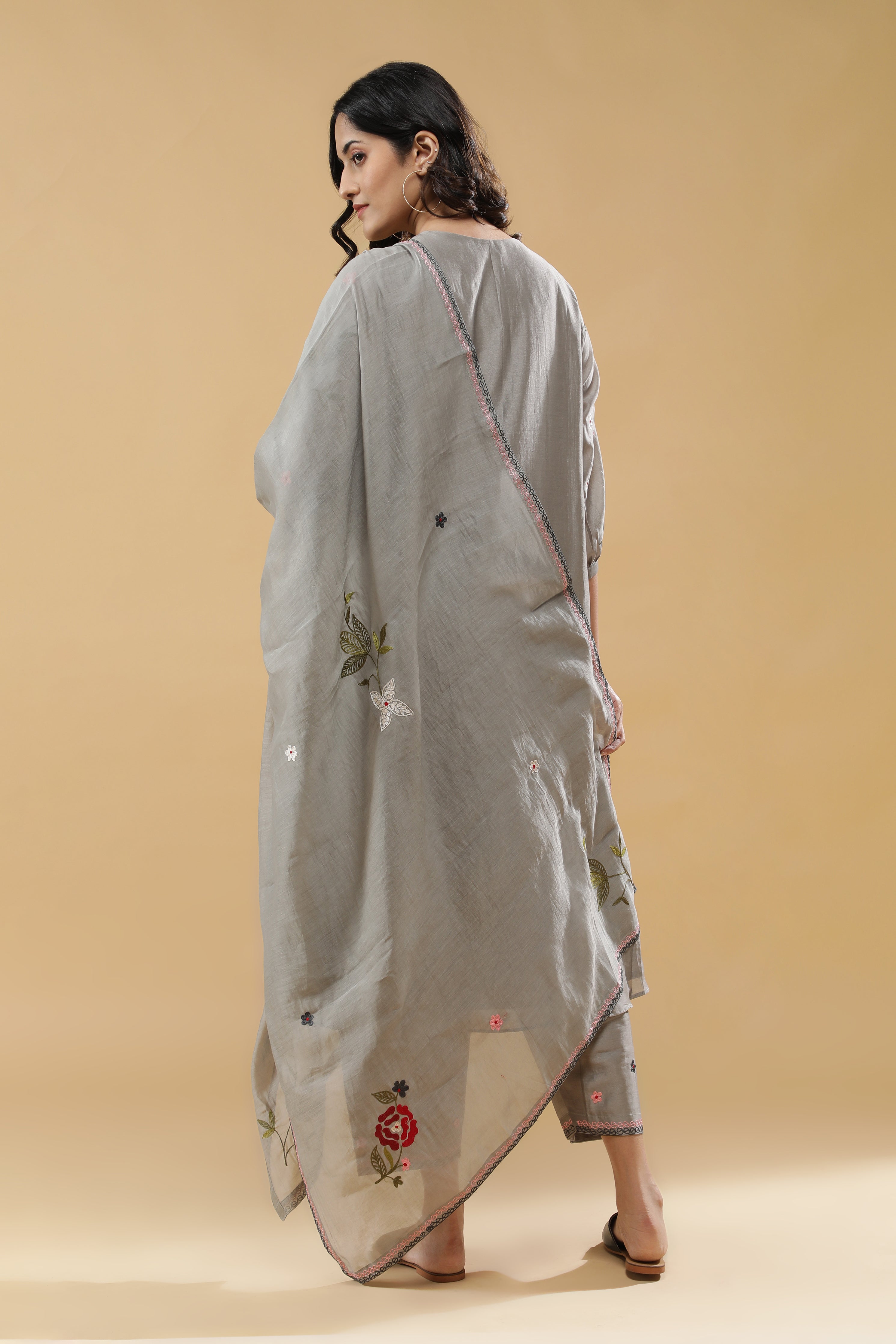 Subtle Grey Salwar Set