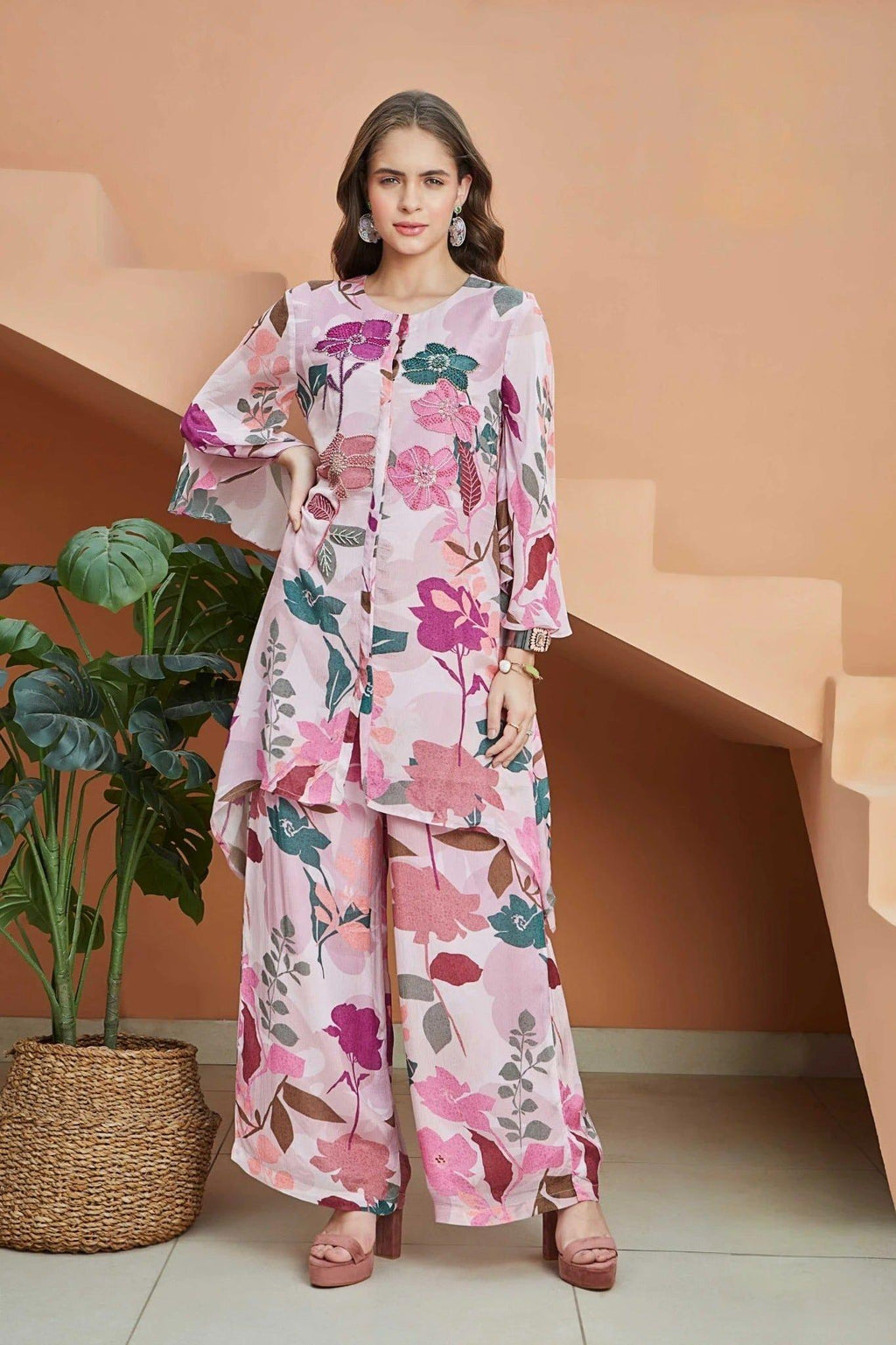 Blush Floral Co Ord Set main image 1