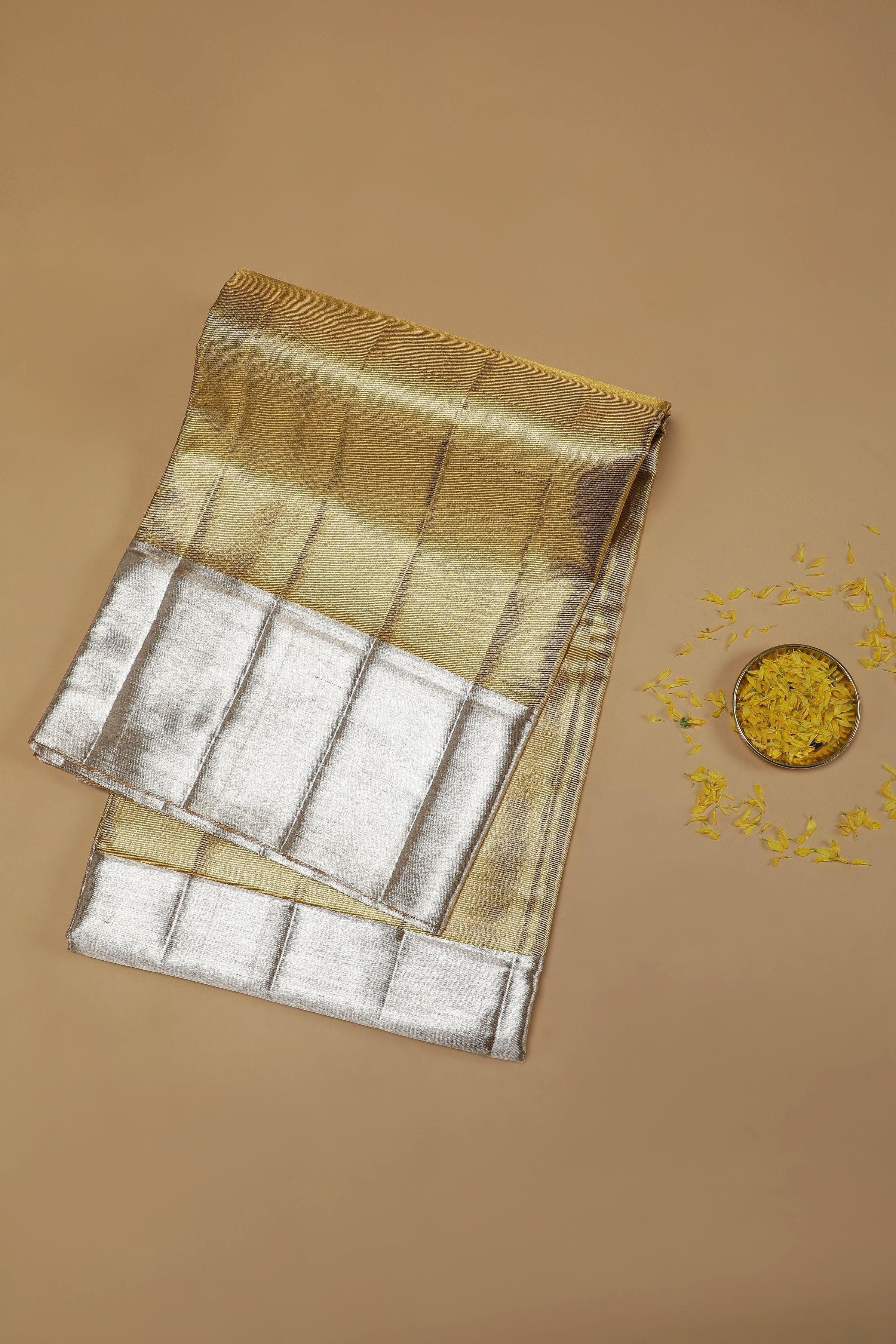 Pink Kanchipuram Silk Saree (Copy)  Mokshaa