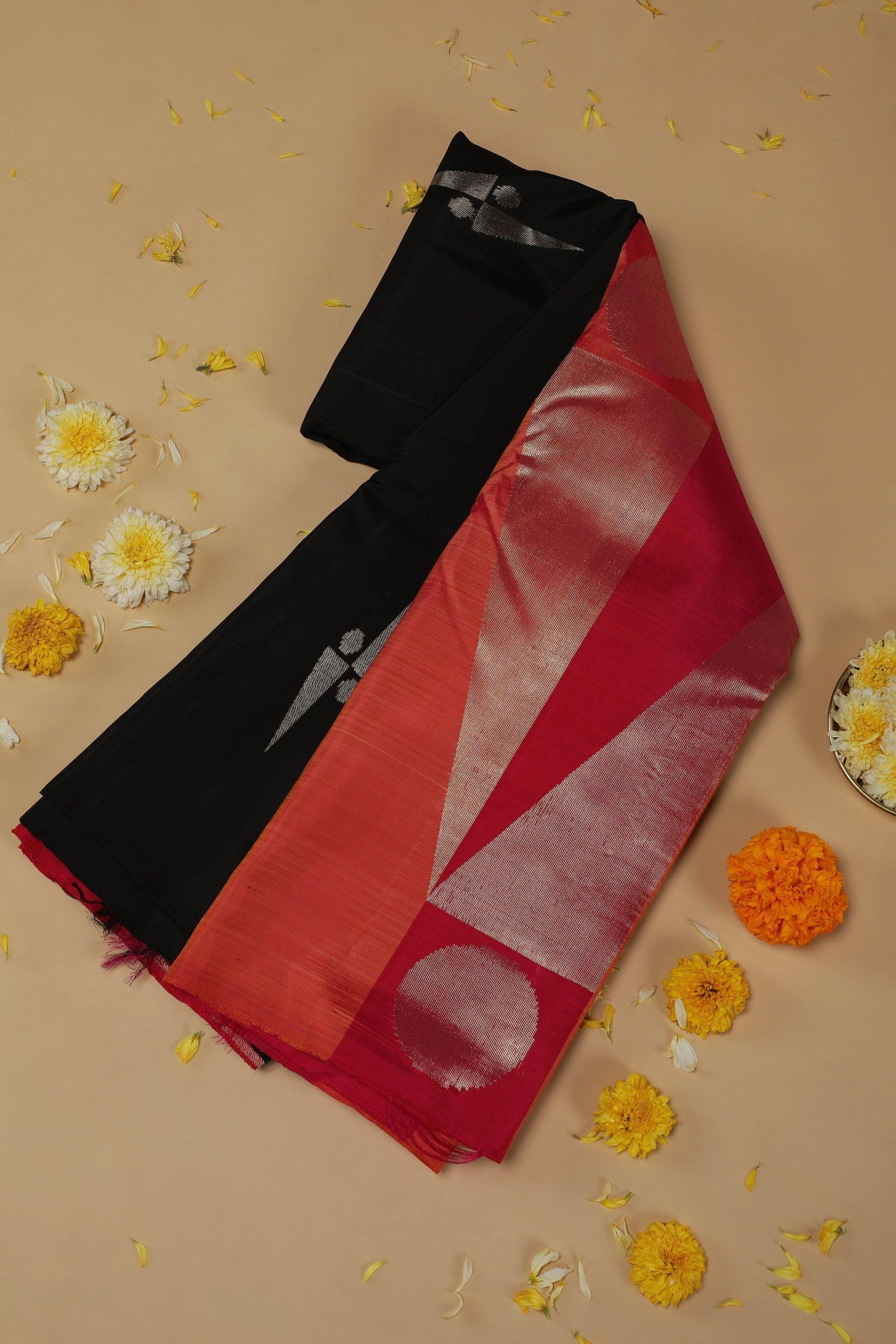 Berry Pink  Kanchipuram Silk Saree (Copy)  Mokshaa
