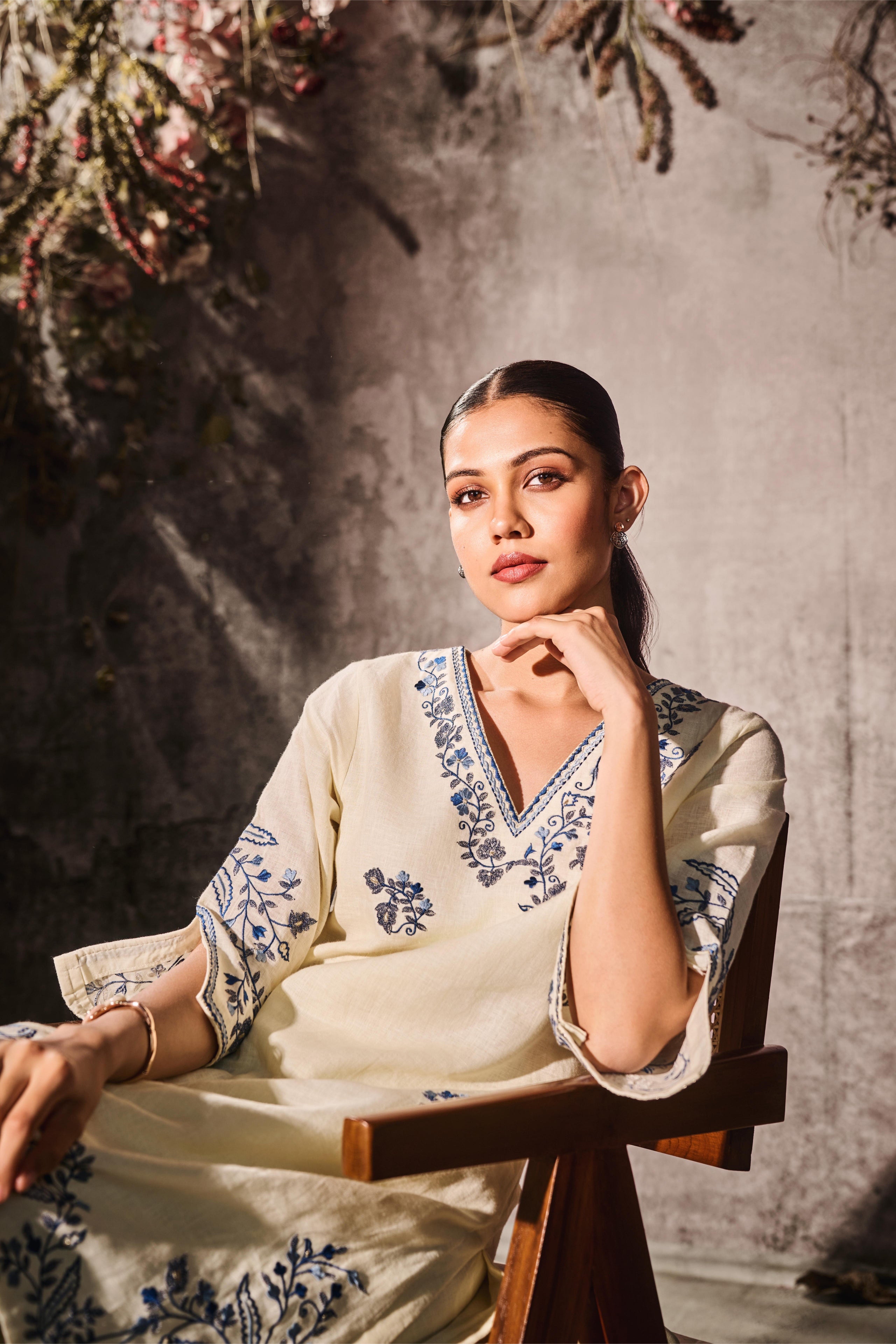 Ivory Silk Co-rd Set