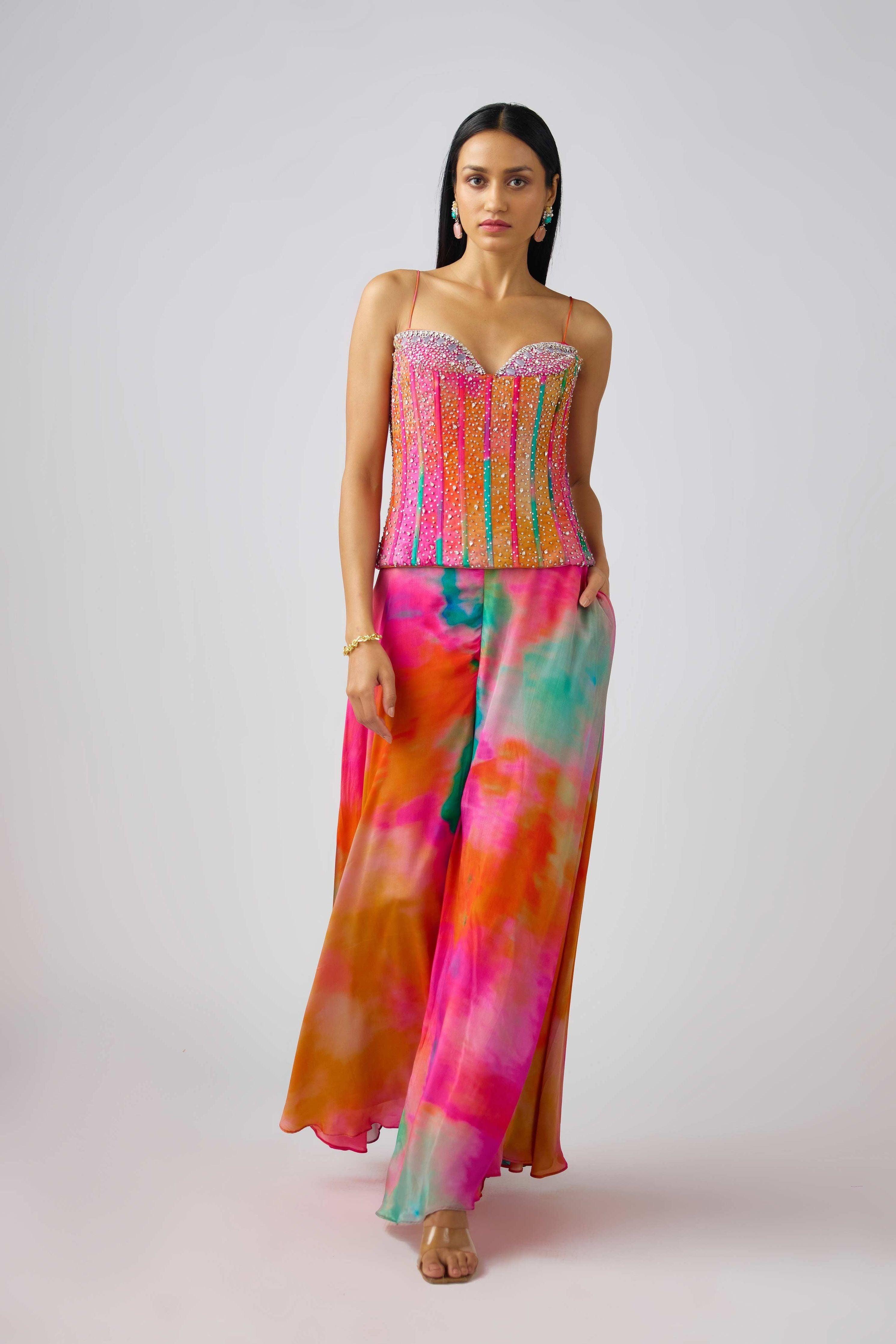 The Sunscape Drift Corset Set Mokshaa
