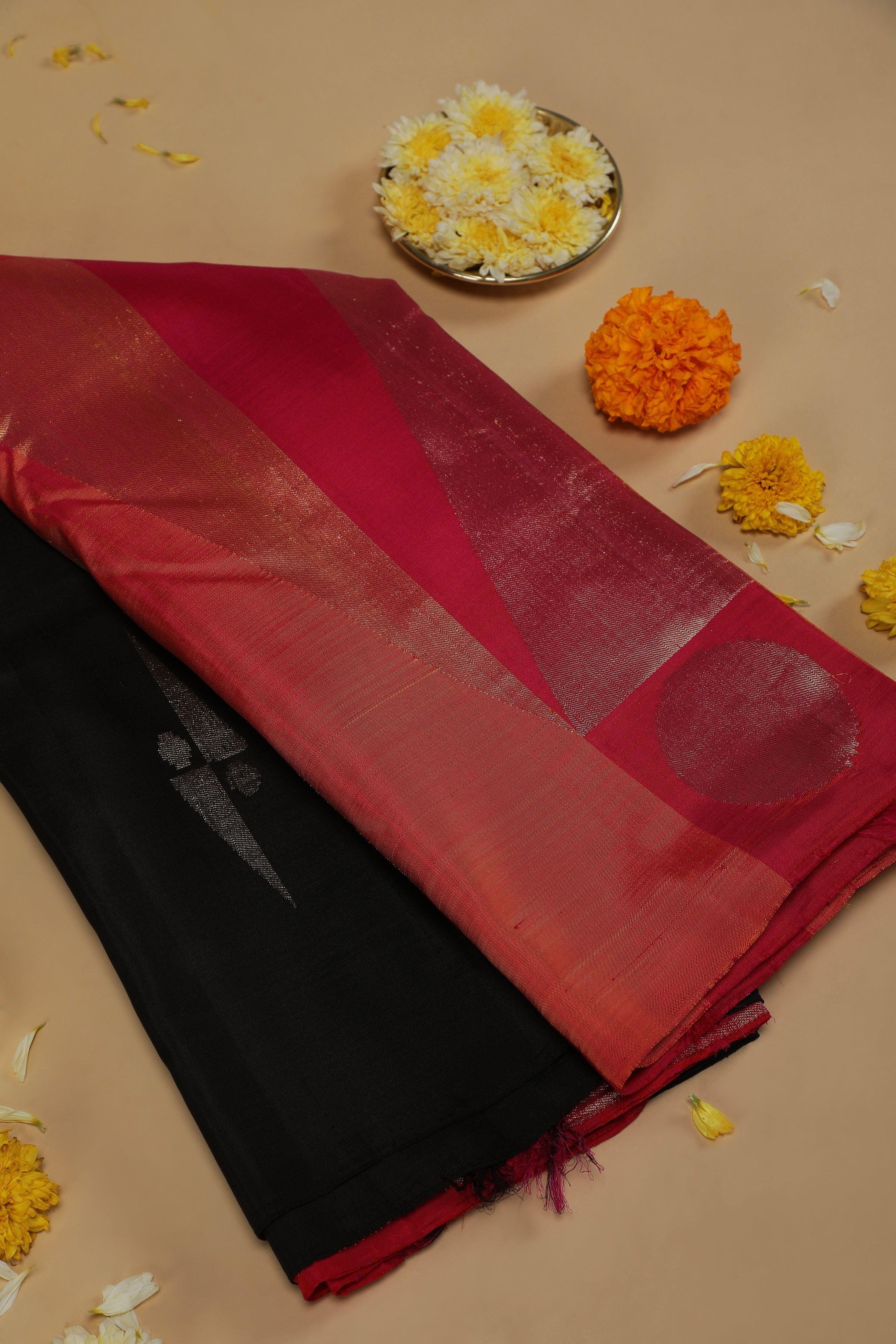 Berry Pink  Kanchipuram Silk Saree (Copy)  Mokshaa