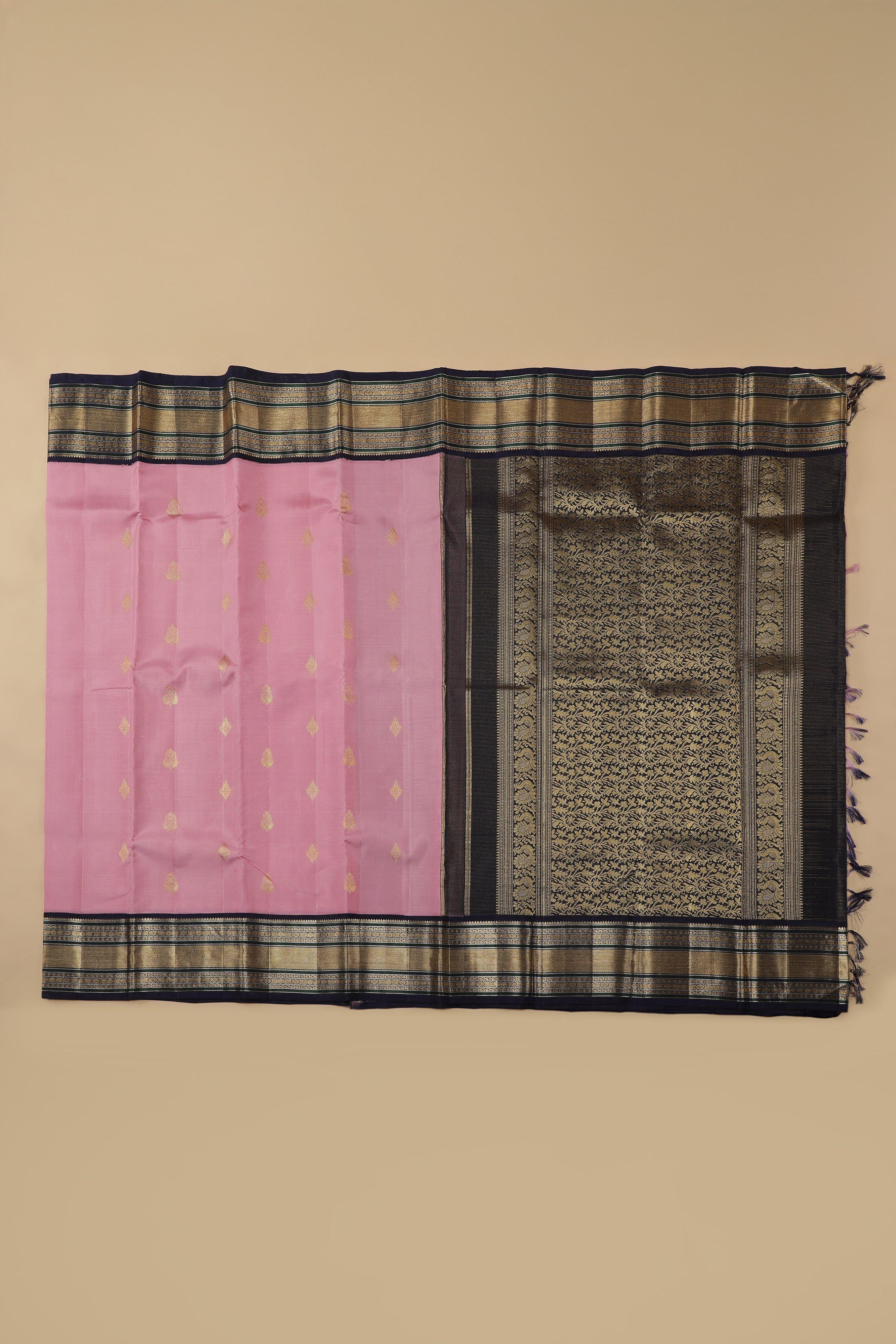 Subtle Grey Kanchipuram Silk Saree (Copy) Mokshaa