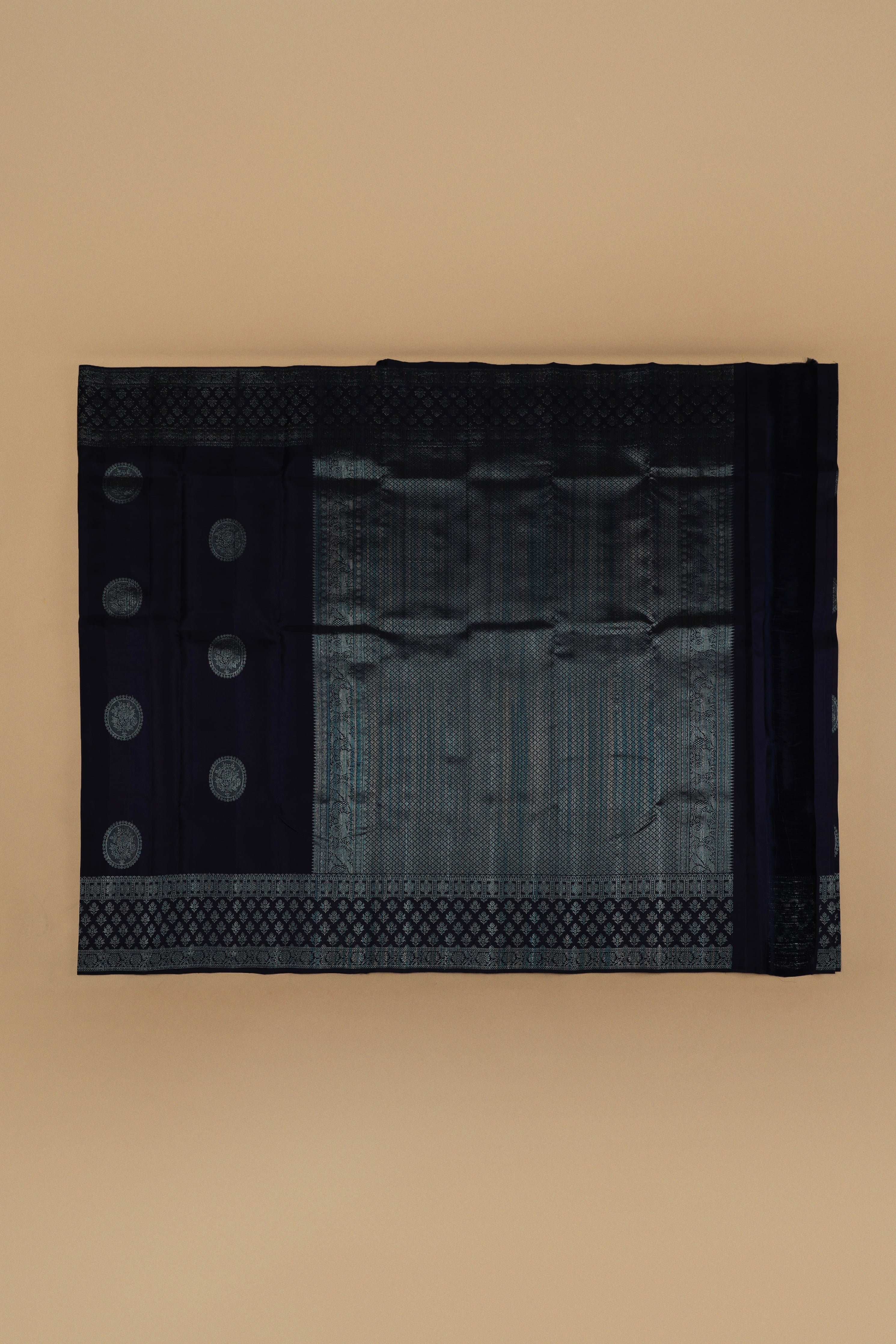 Rose Gold Kanchipuram Silk Saree (Copy) Mokshaa