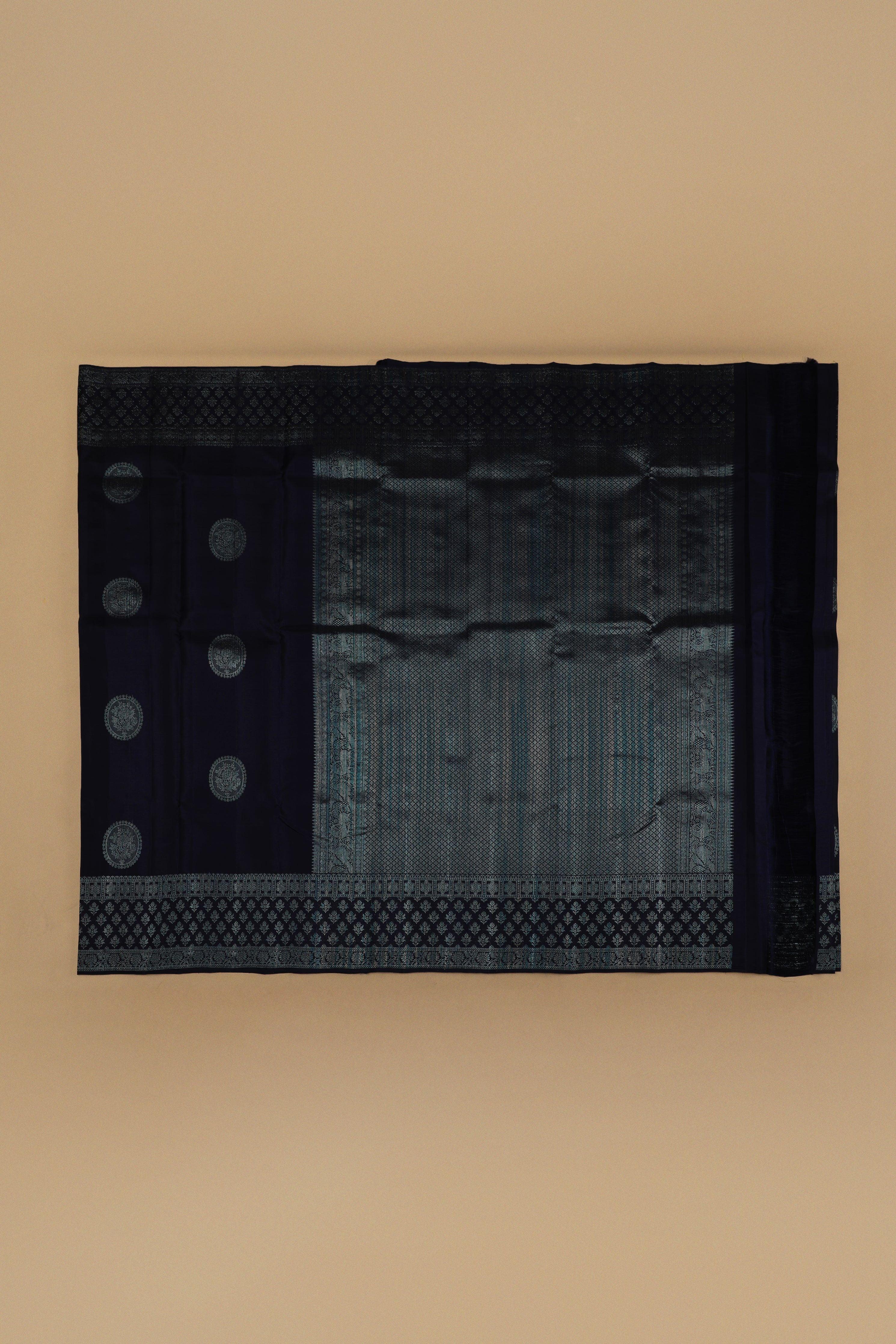 Rose Gold Kanchipuram Silk Saree (Copy) Mokshaa