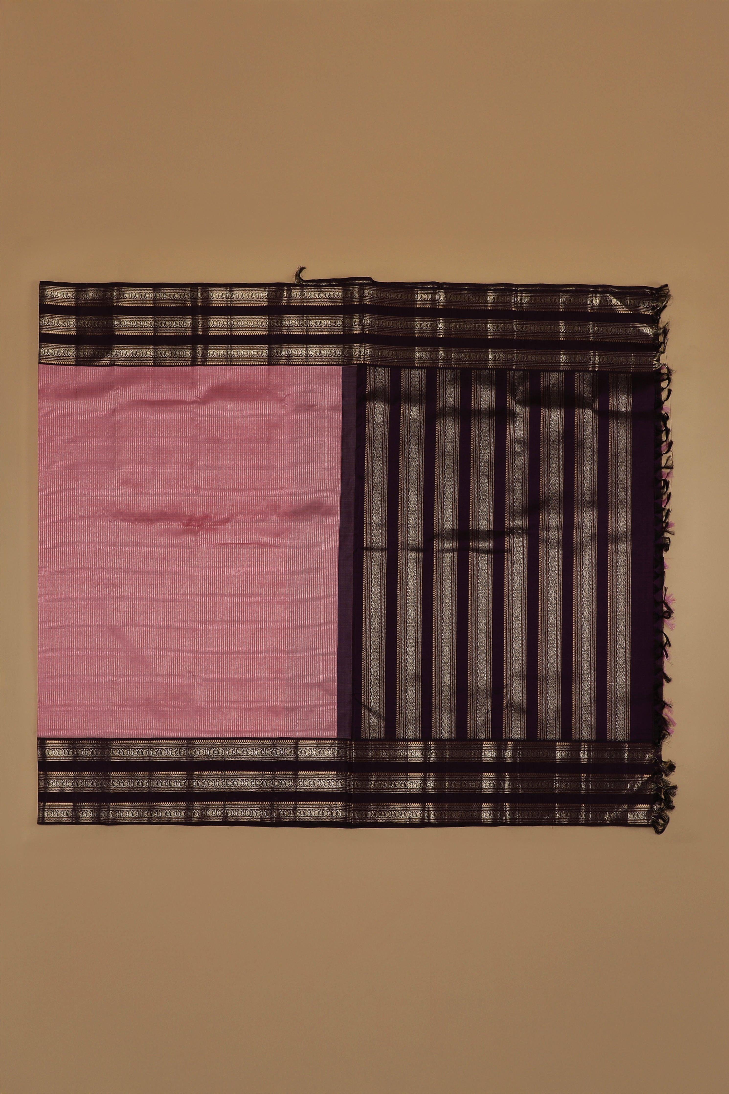 Lavender Kanchipuram Silk Saree (Copy) Mokshaa