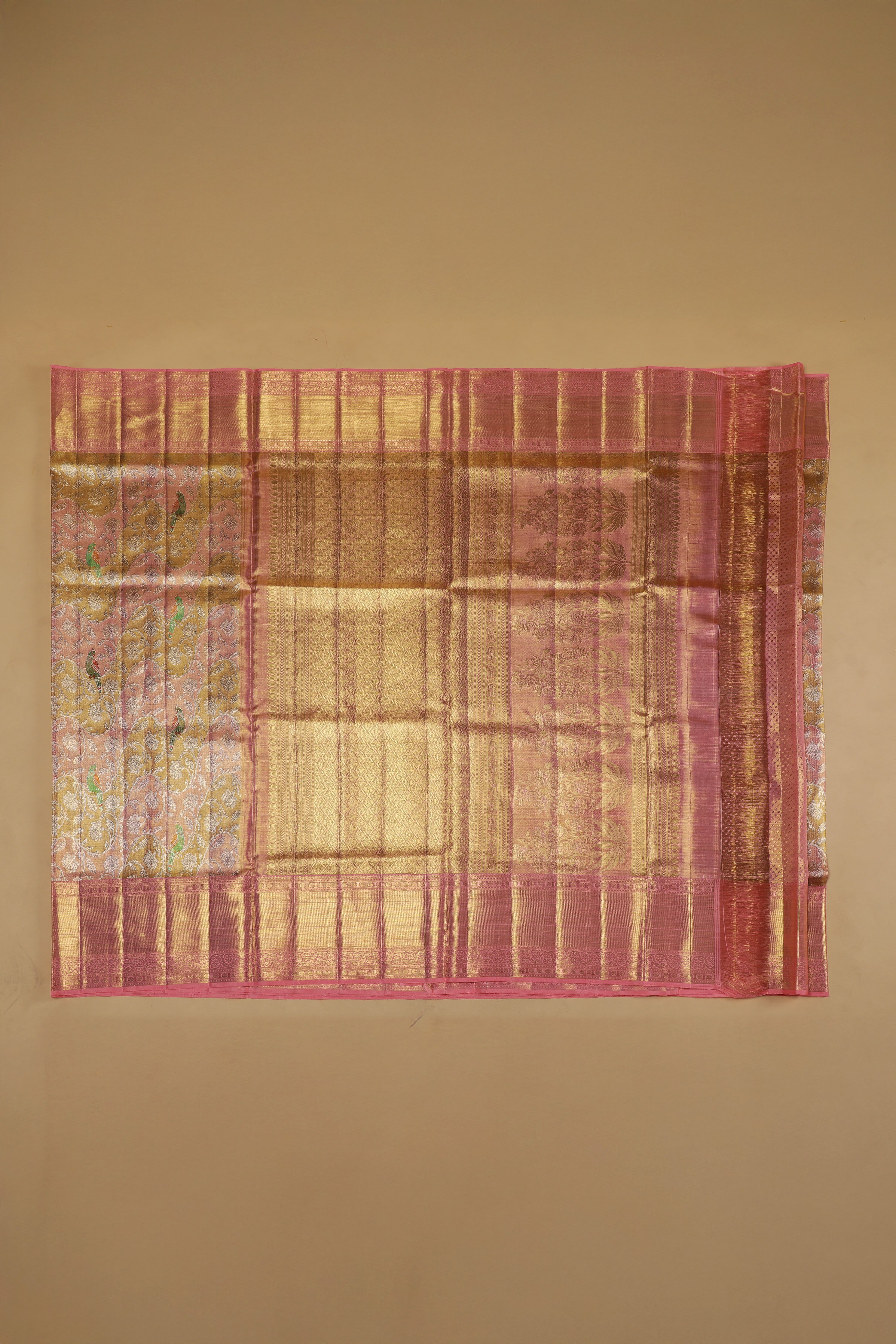 Gold Kanchipuram Tissue Silk Saree (Copy) Mokshaa