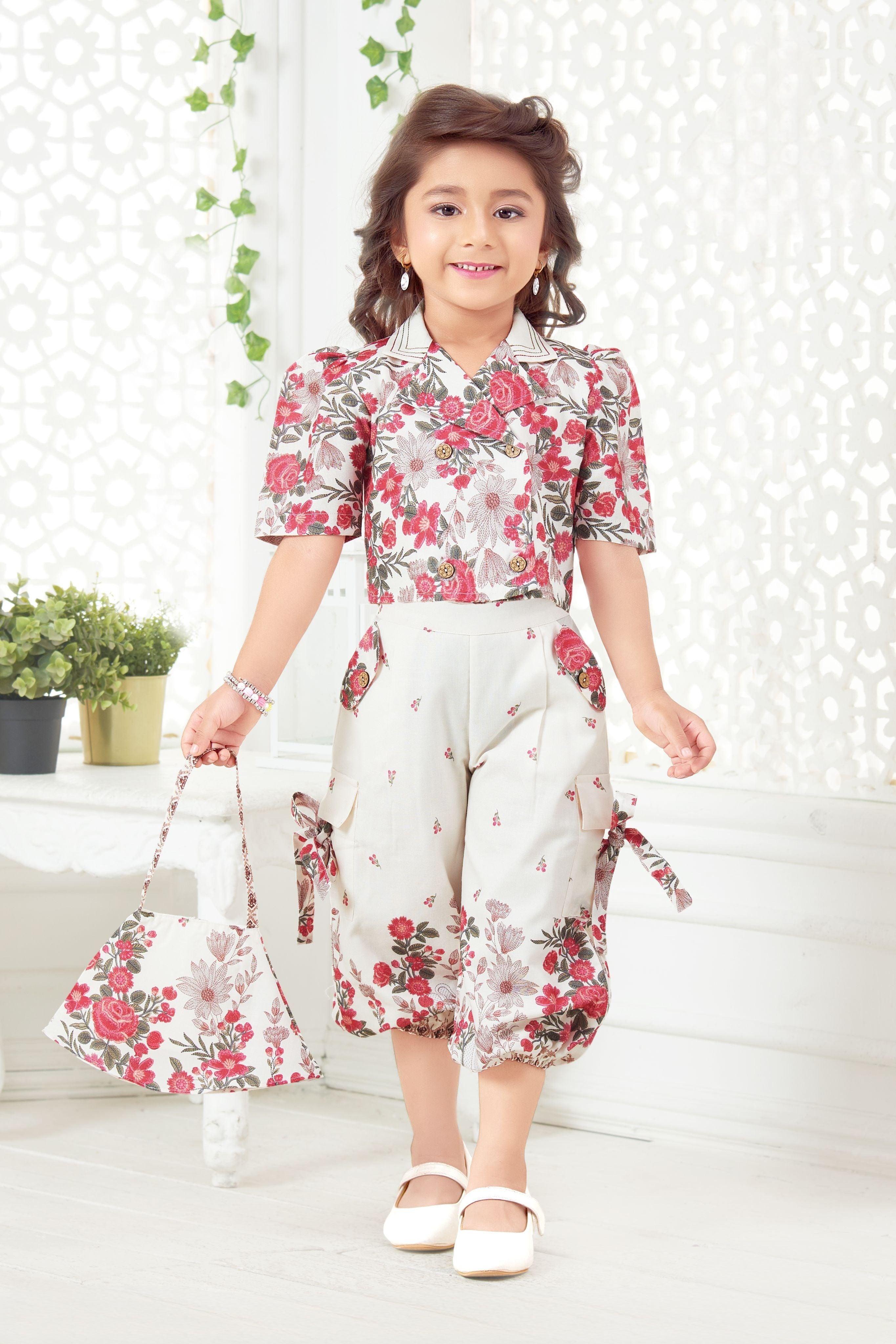 Floral Charm Co-ord Set  Mokshaa