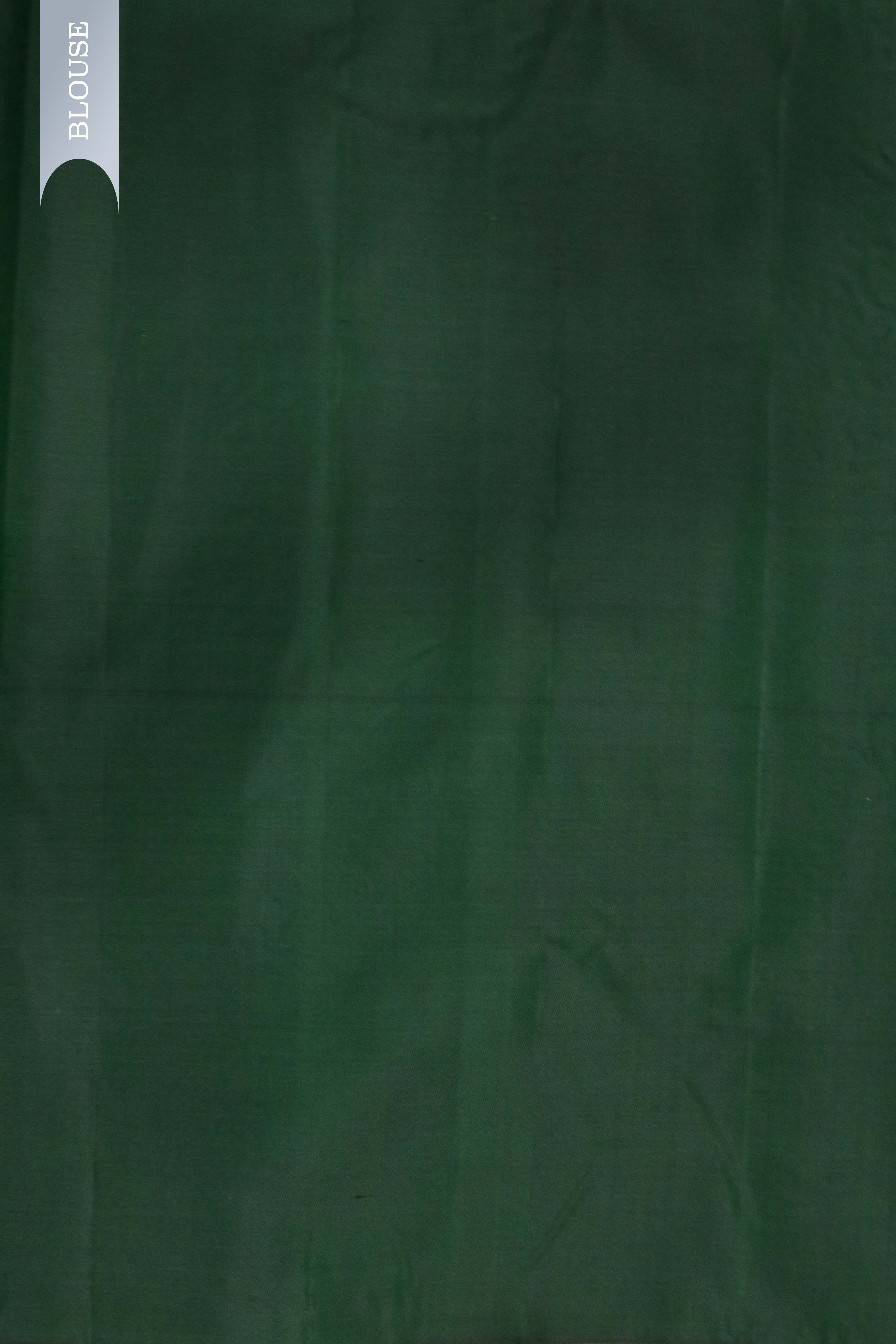 Bottle Green Kanchipuram Silk Saree with Zari Figure Motifs