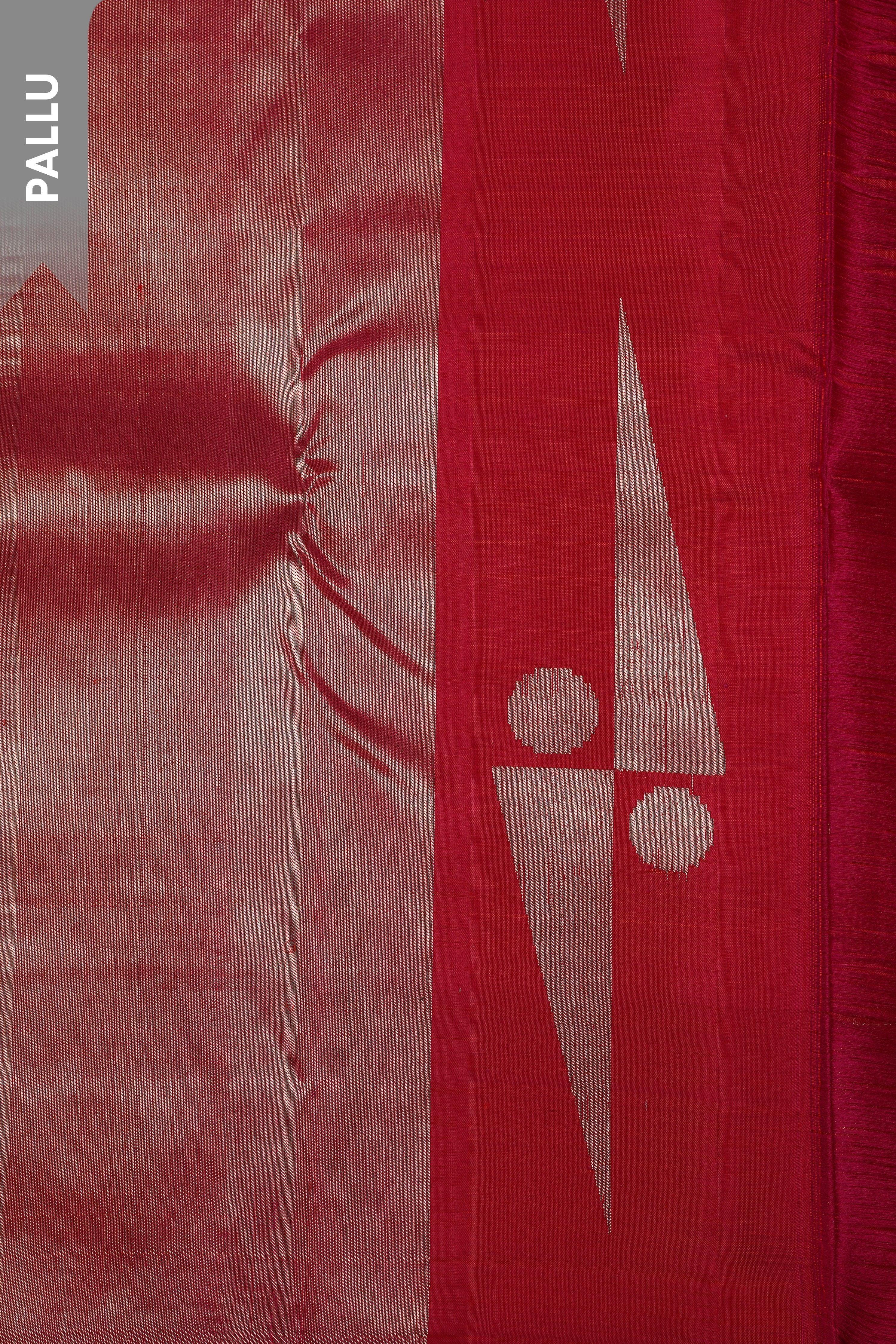 Berry Pink  Kanchipuram Silk Saree (Copy)  Mokshaa