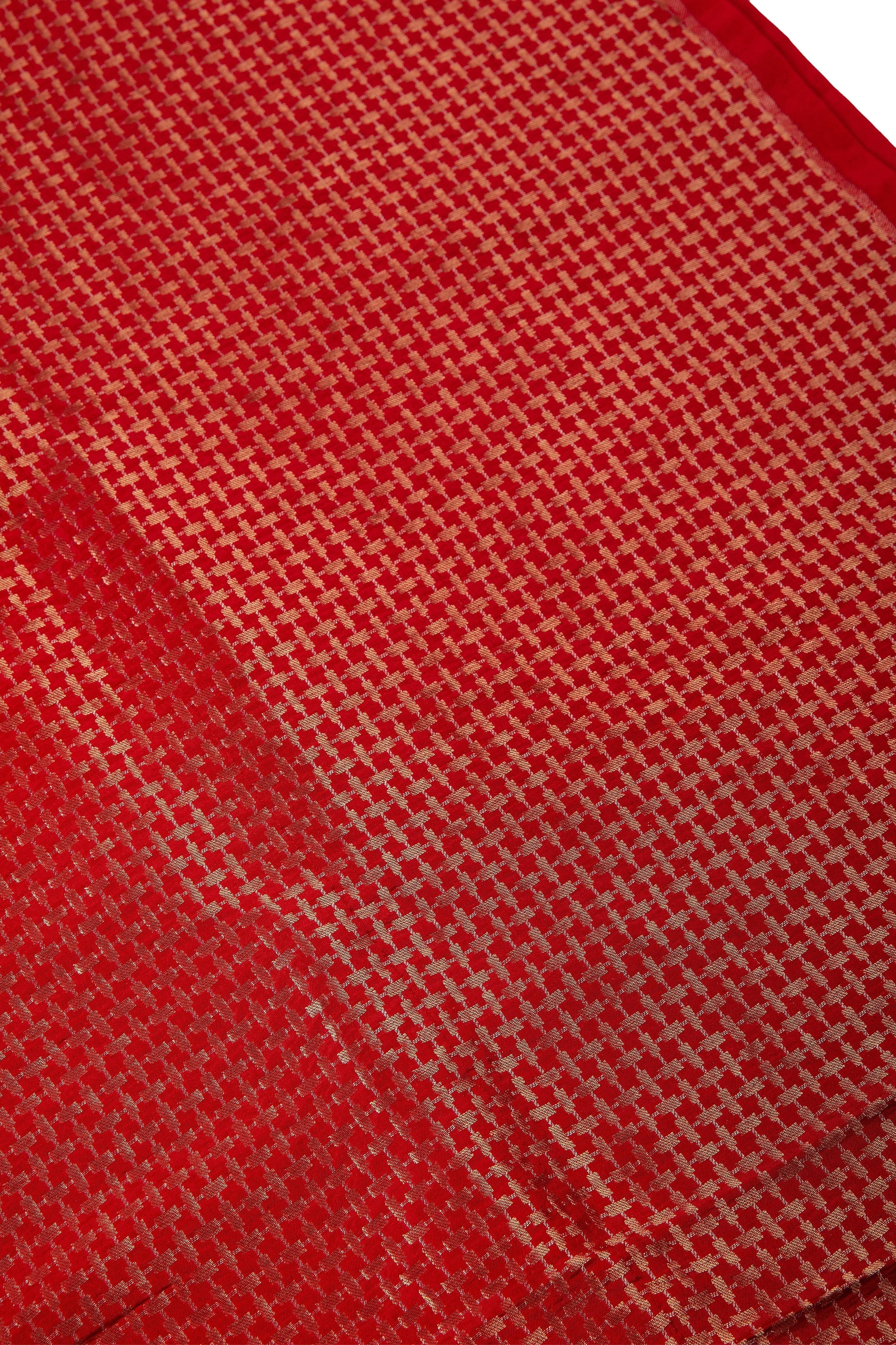 Emerald Green Banaras Silk Saree - Mokshaa