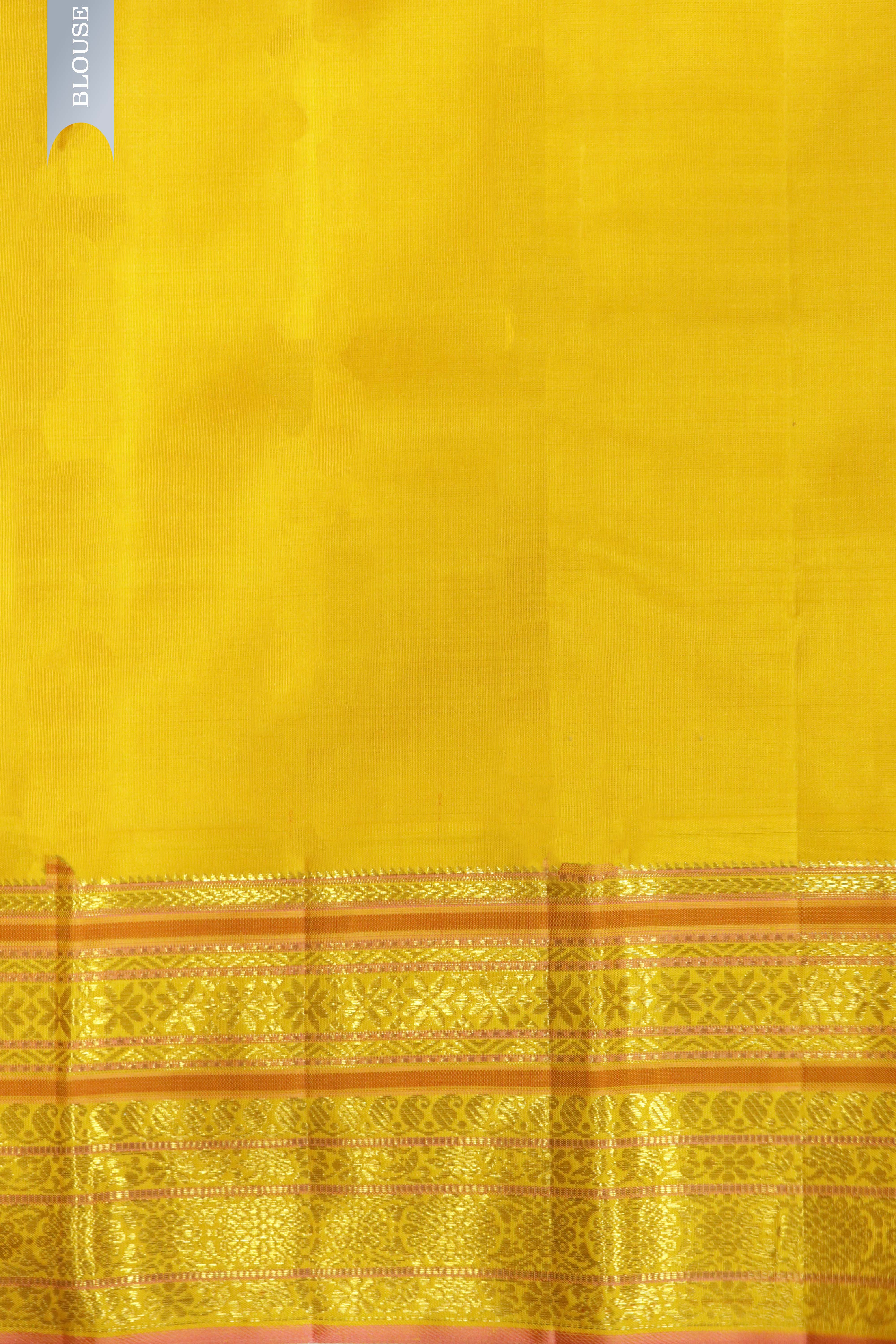 Baby Pink Kanchipuram Silk Saree with Fancy Motifs and Contrast Zari Border