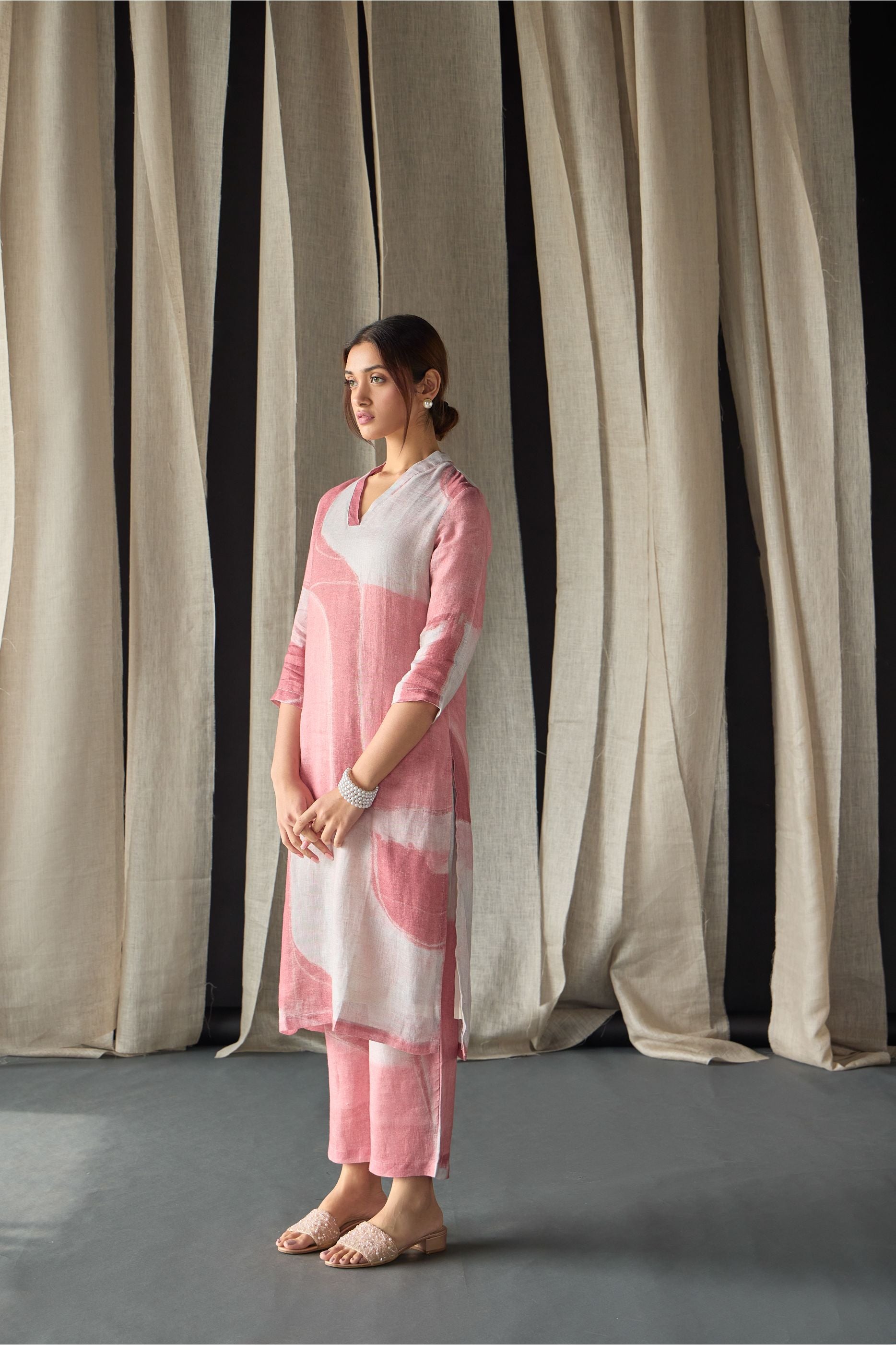 Pink Pure Hemp Co-ord Set - Mokshaa