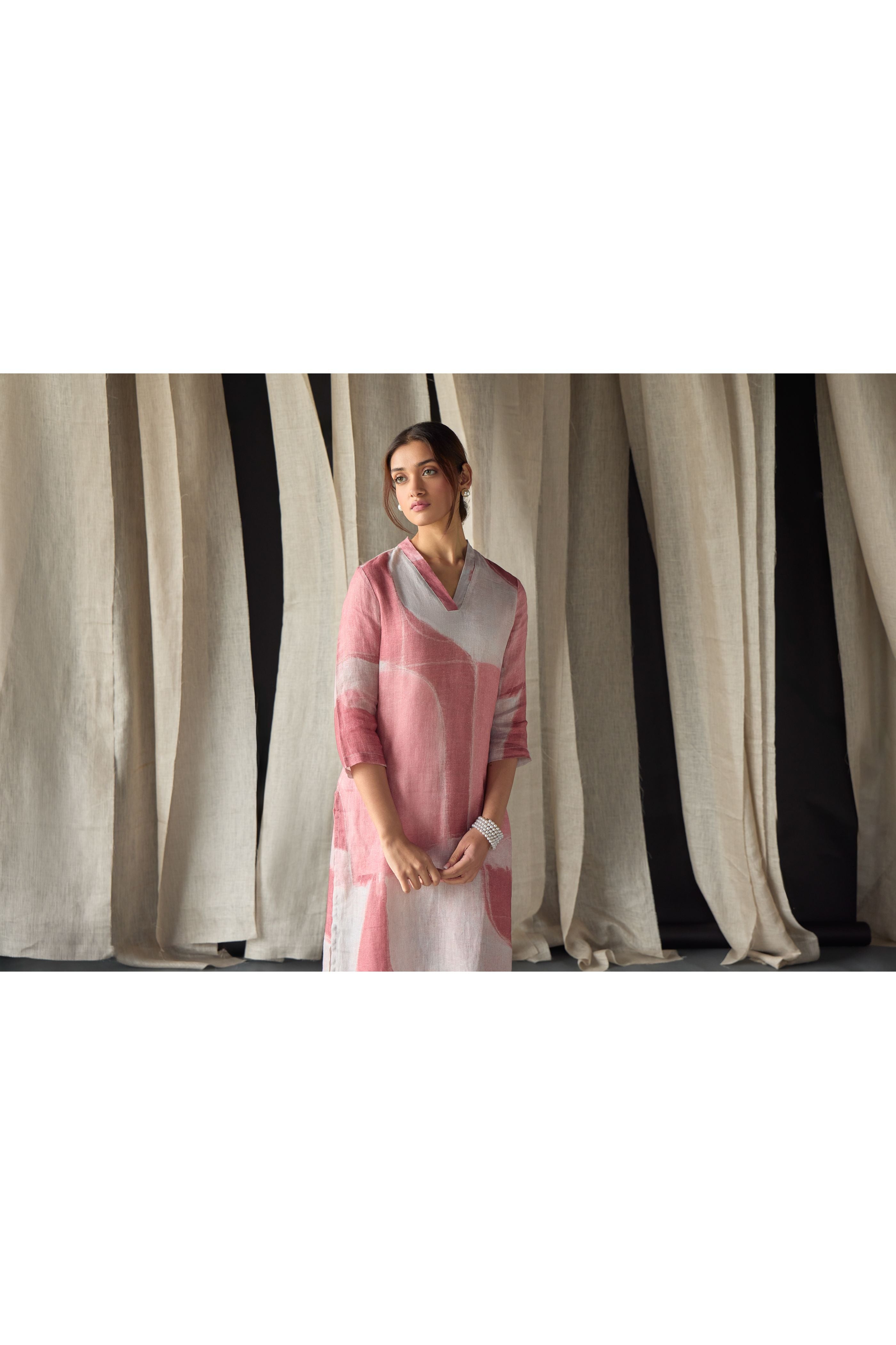 Pink Pure Hemp Co-ord Set - Mokshaa