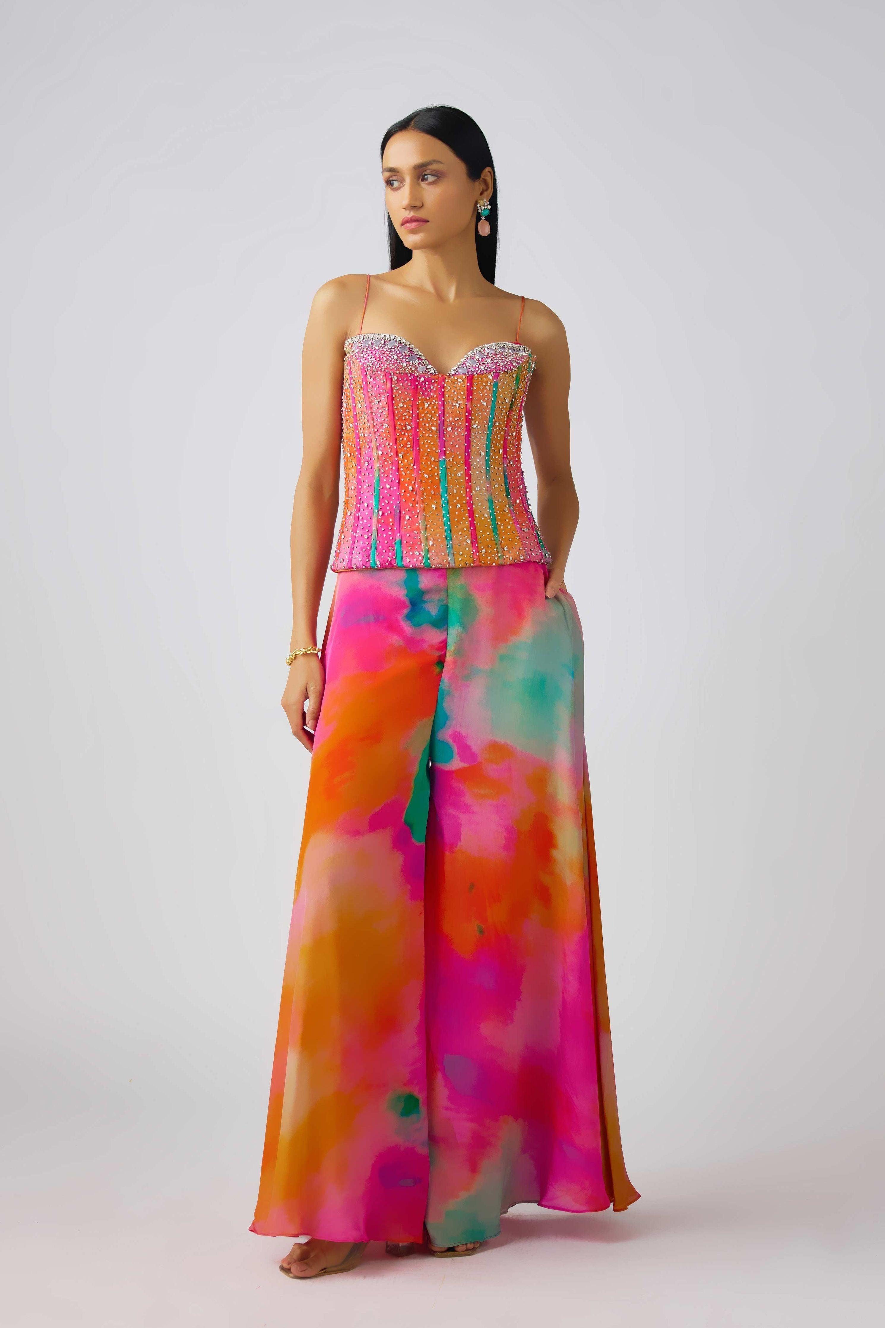 The Sunscape Drift Corset Set Mokshaa