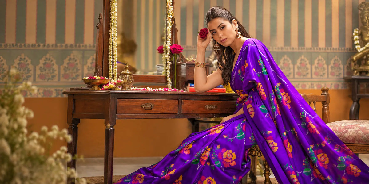 The Silk Edit: Kanjivaram and Banarasi silk sarees - Mokshaa