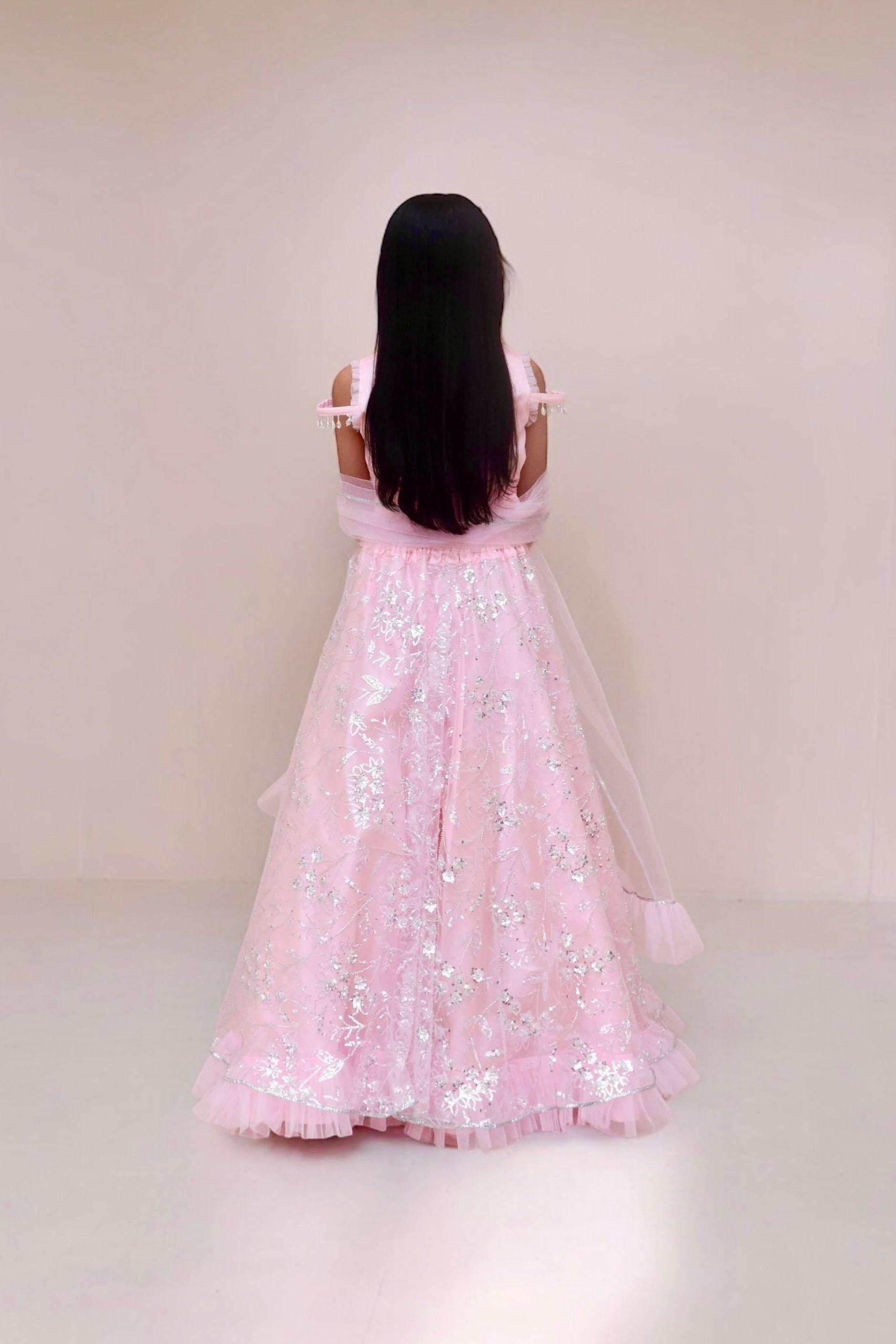 Pink Lehenga Choli Set - Mokshaa