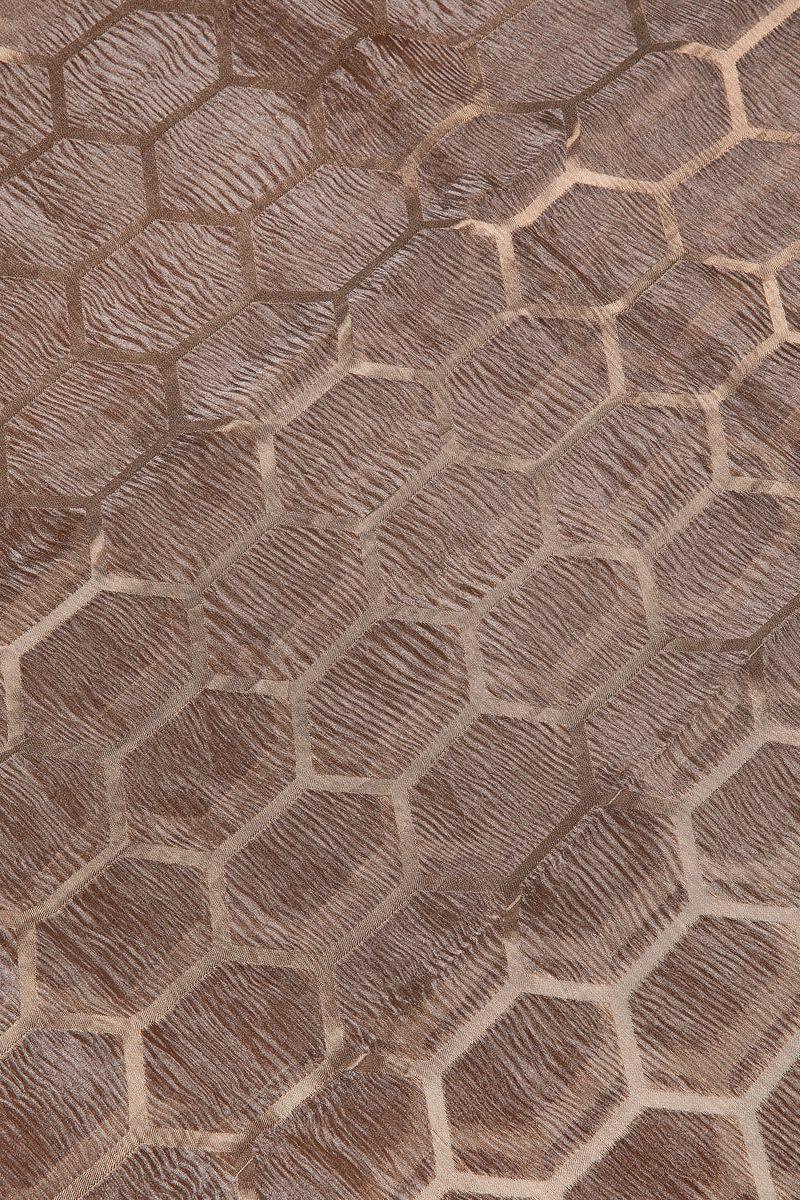 Dark Chikoo Banarasi Saree - Mokshaa