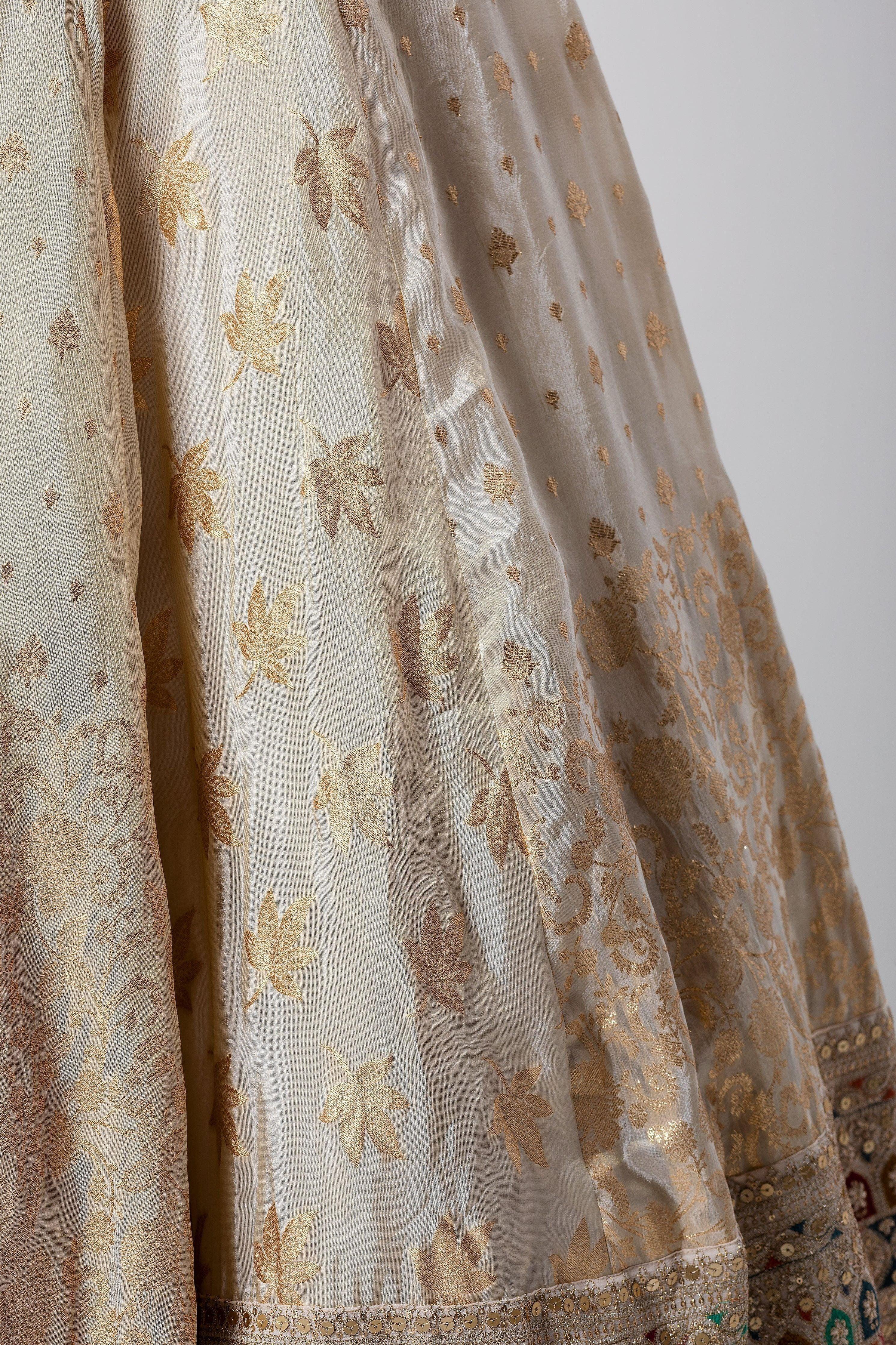 Ivory Lehenga Set - Mokshaa