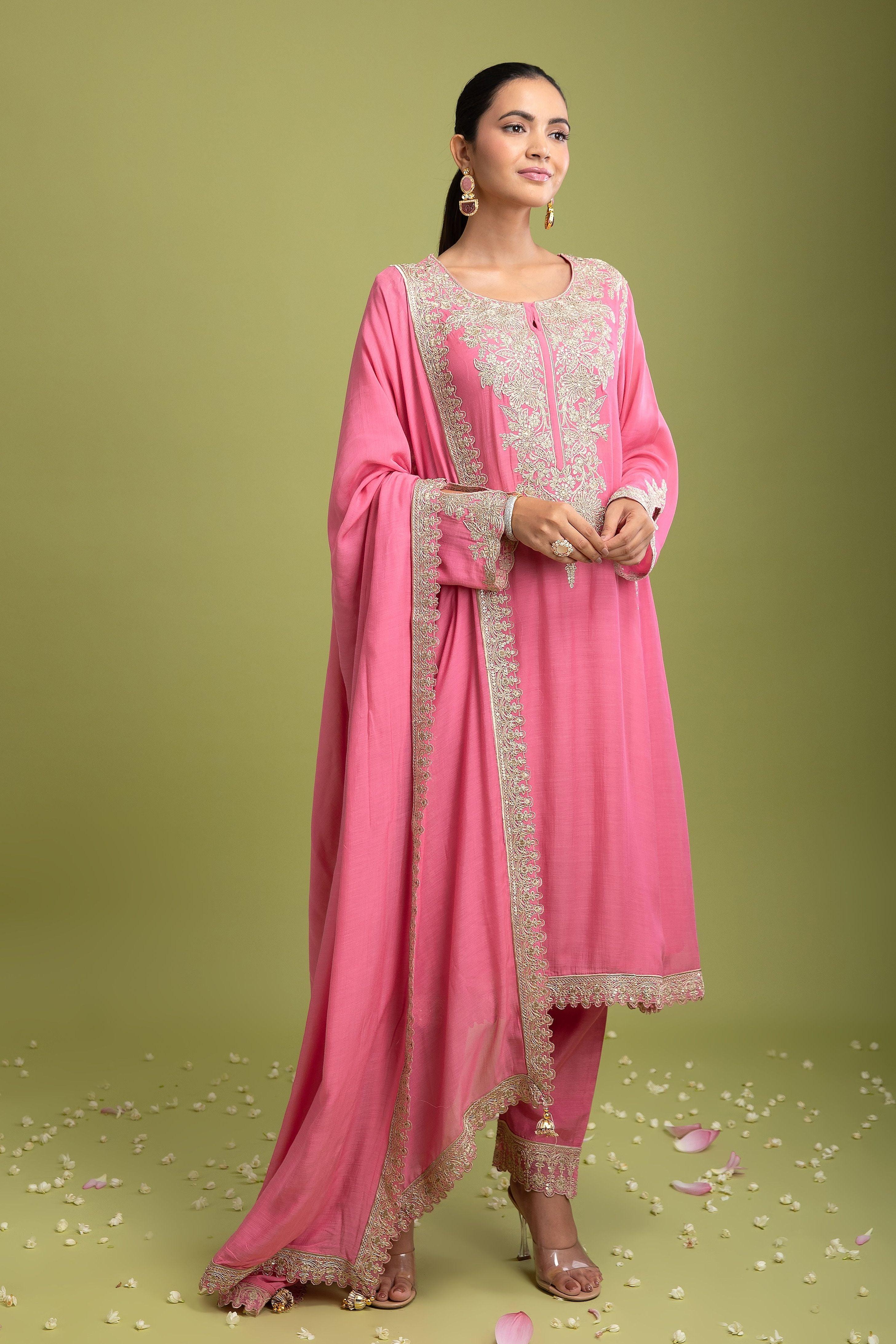 Pink Salwar Set - Mokshaa