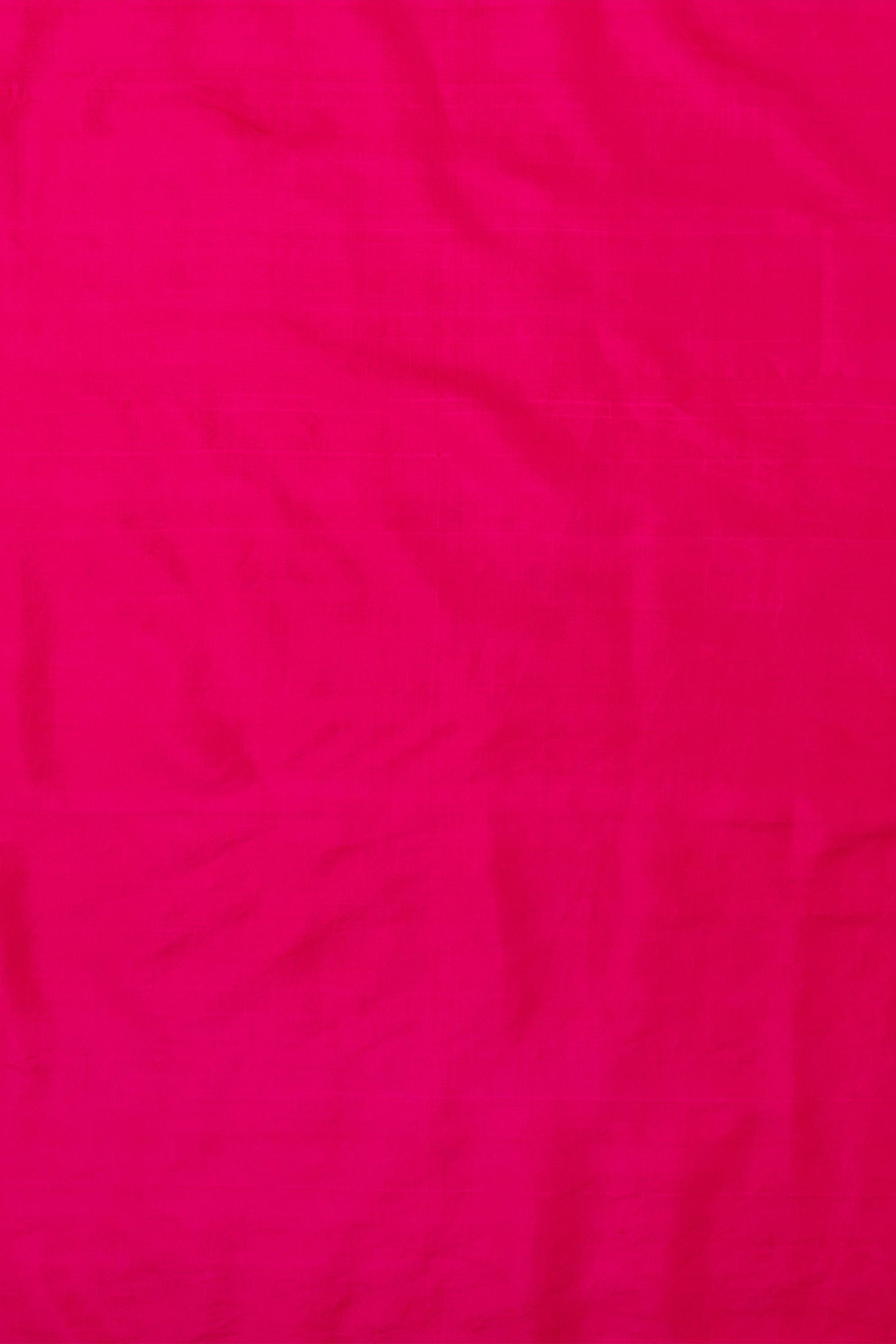 Hot Pink Banaras Silk Saree - Mokshaa