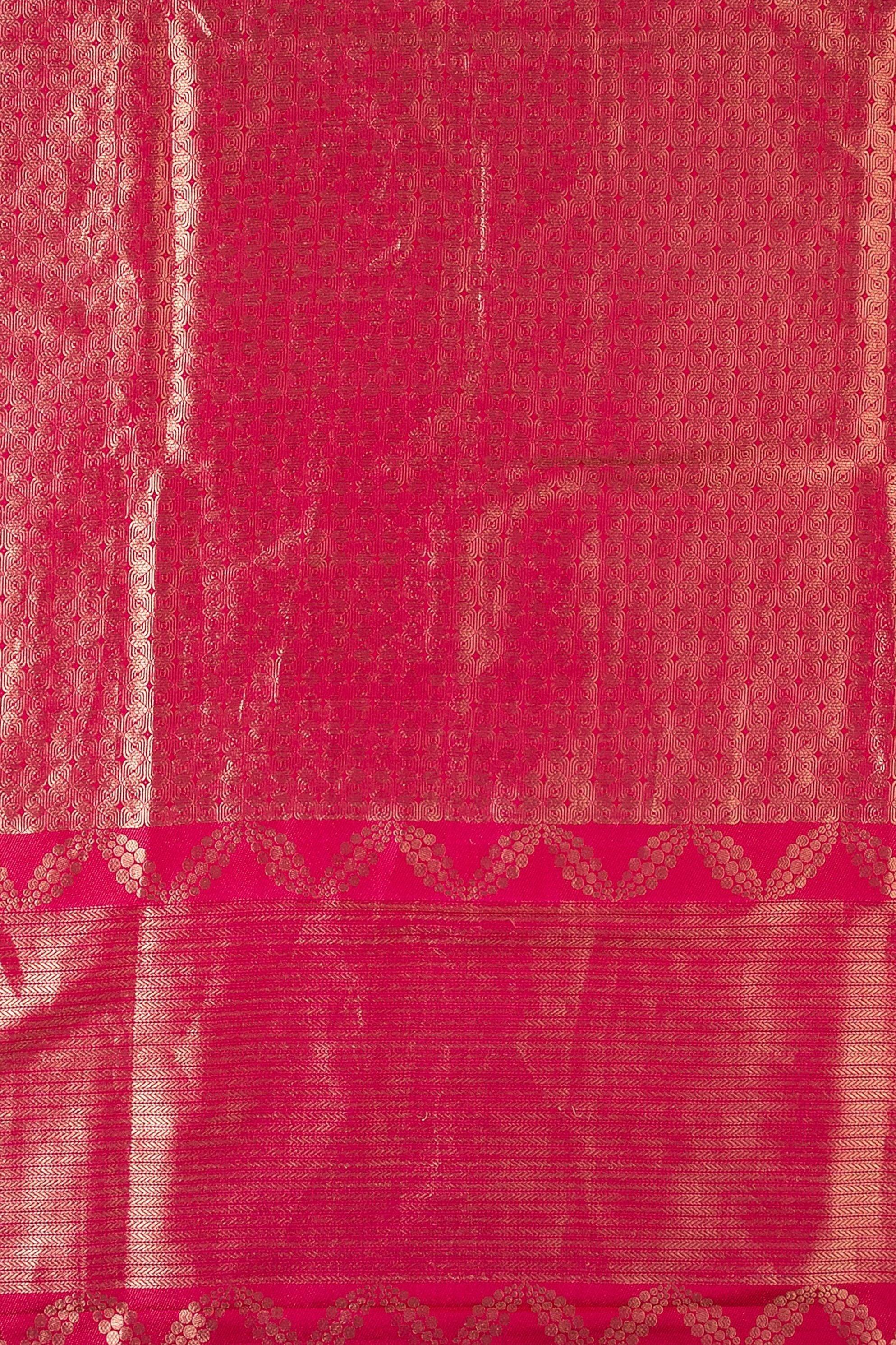 Hot Pink Banaras Silk Saree - Mokshaa