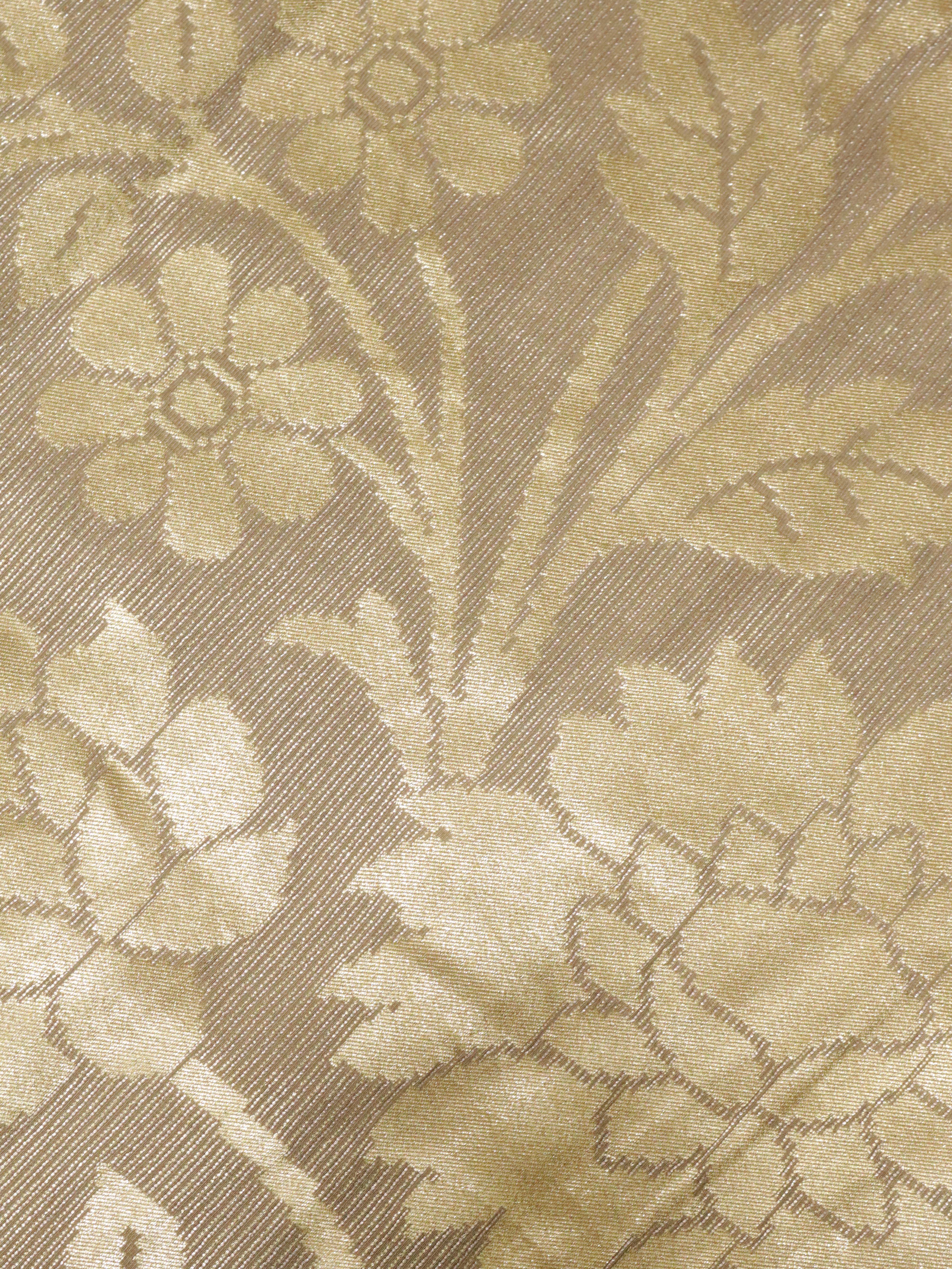 Off White Handloom Silk Saree with Silver Zari Weaving