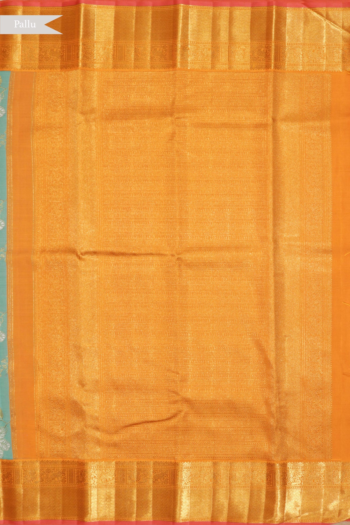 Light Blue Kanchivaram Kora Silk Saree