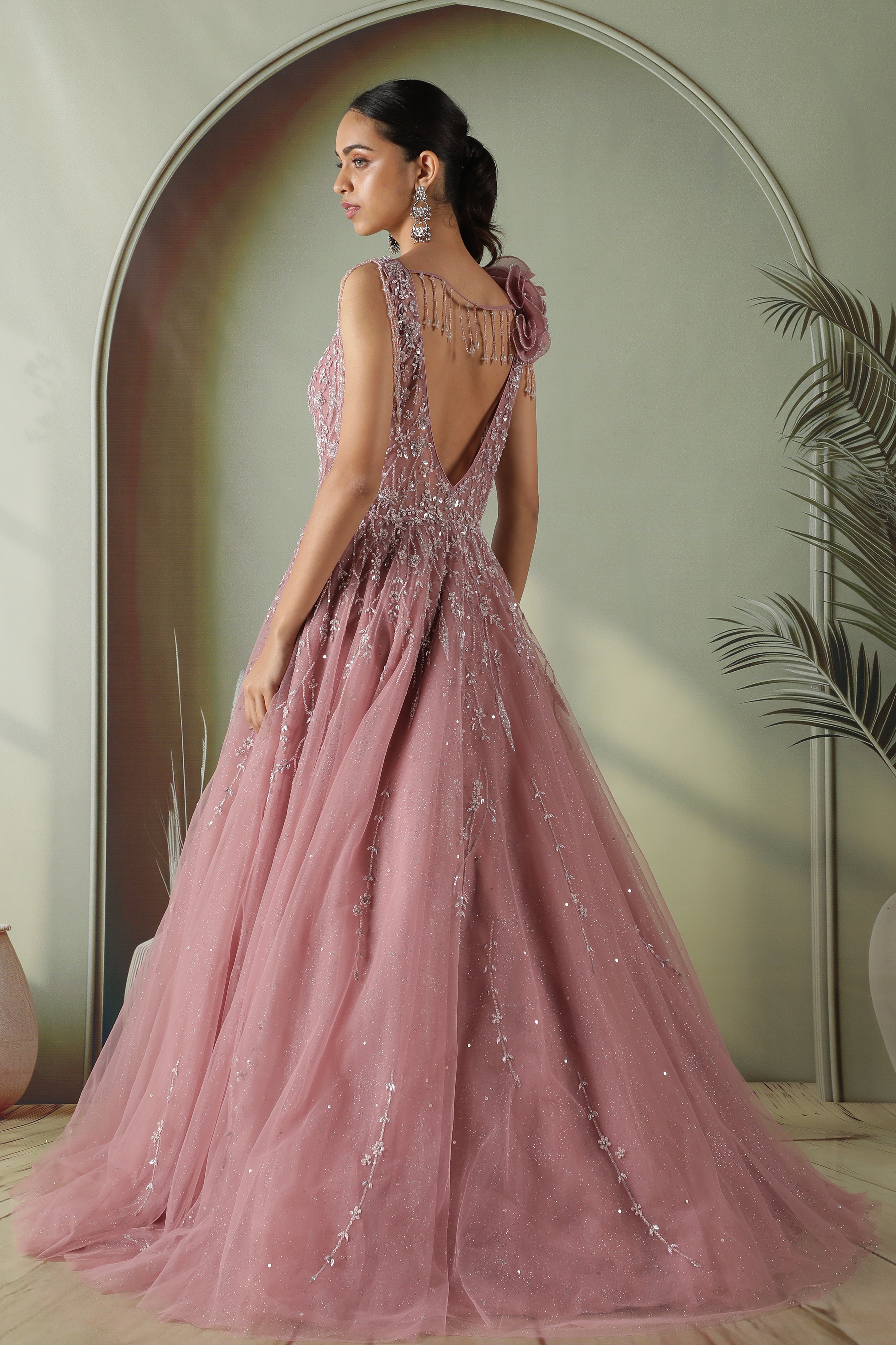 Lavender gown