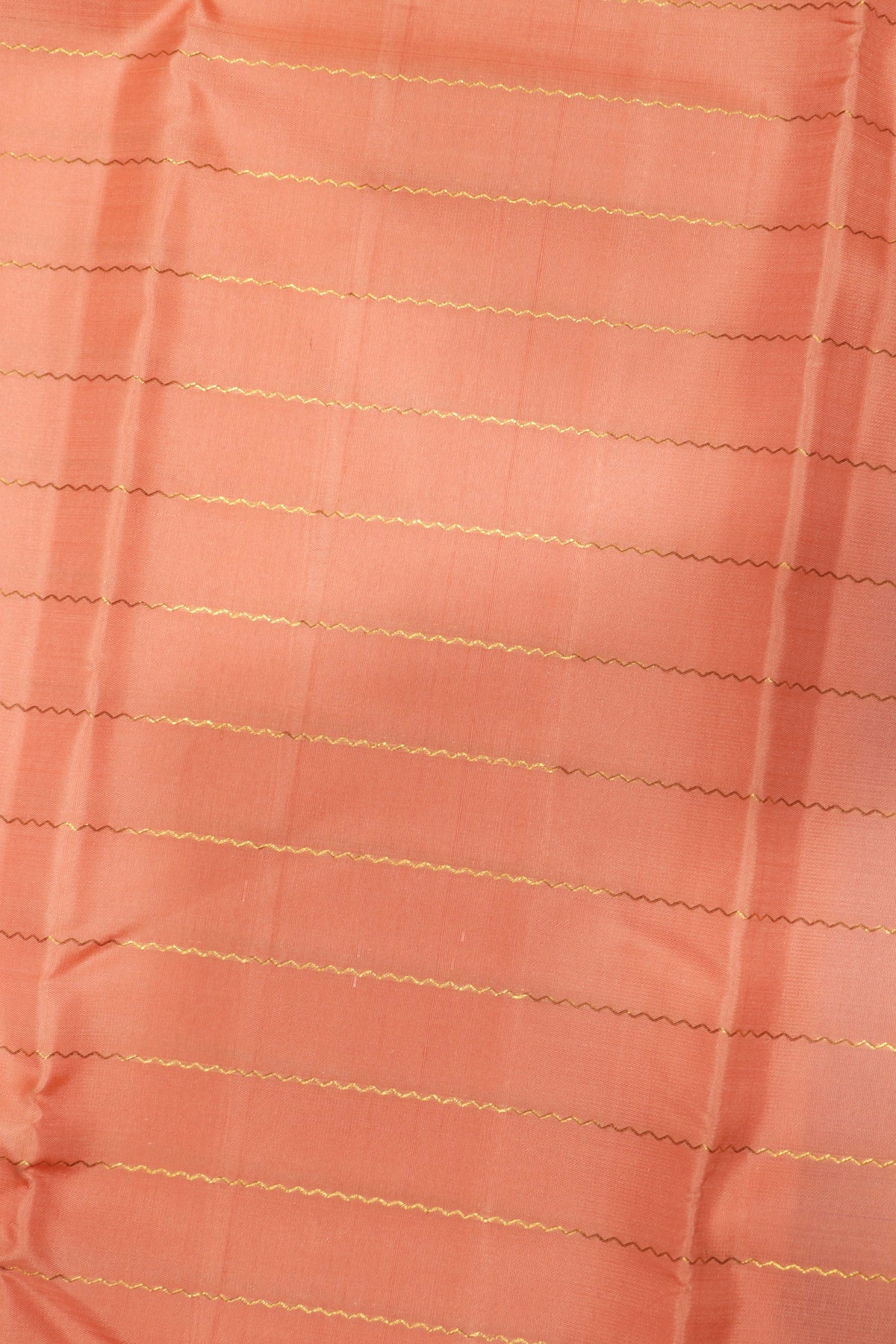 Peach Kanchivaram Silk Saree