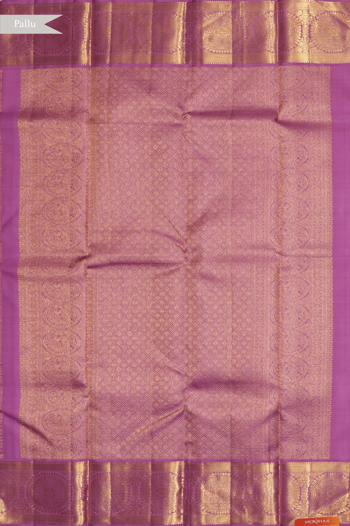 Peach Kanchivaram Silk Saree