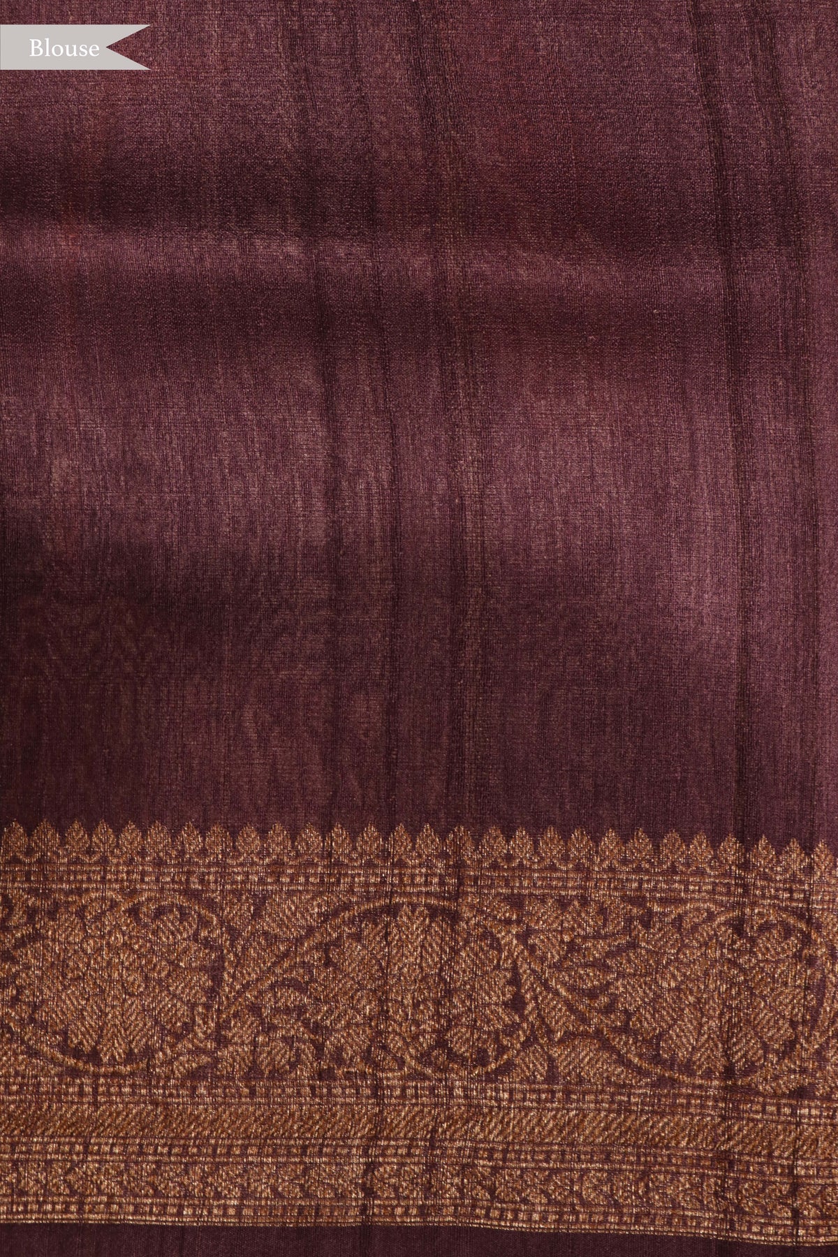 Wine Tussar Silk Digital Print Saree