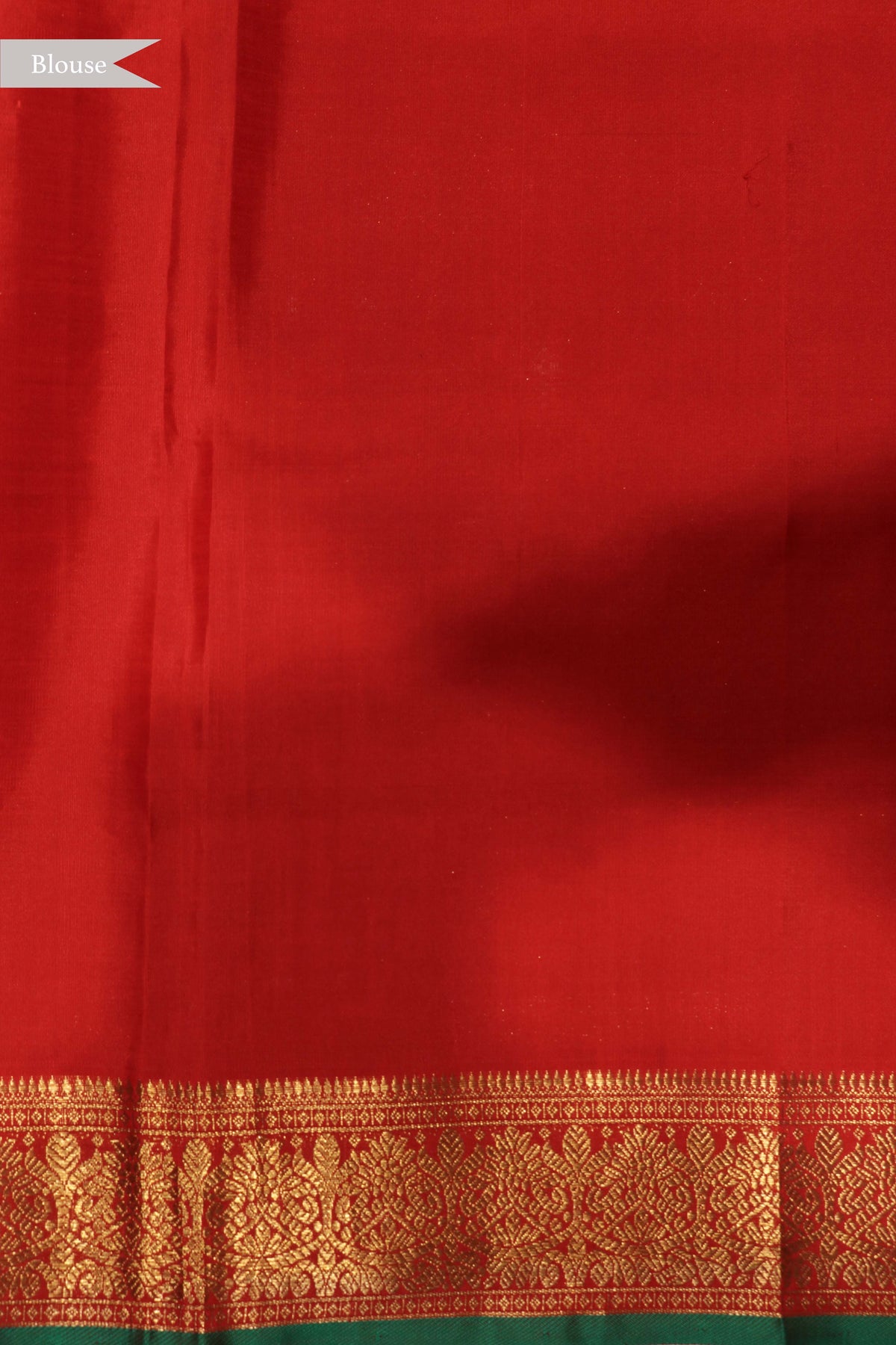 Green Patola Twill Silk Fusion Saree