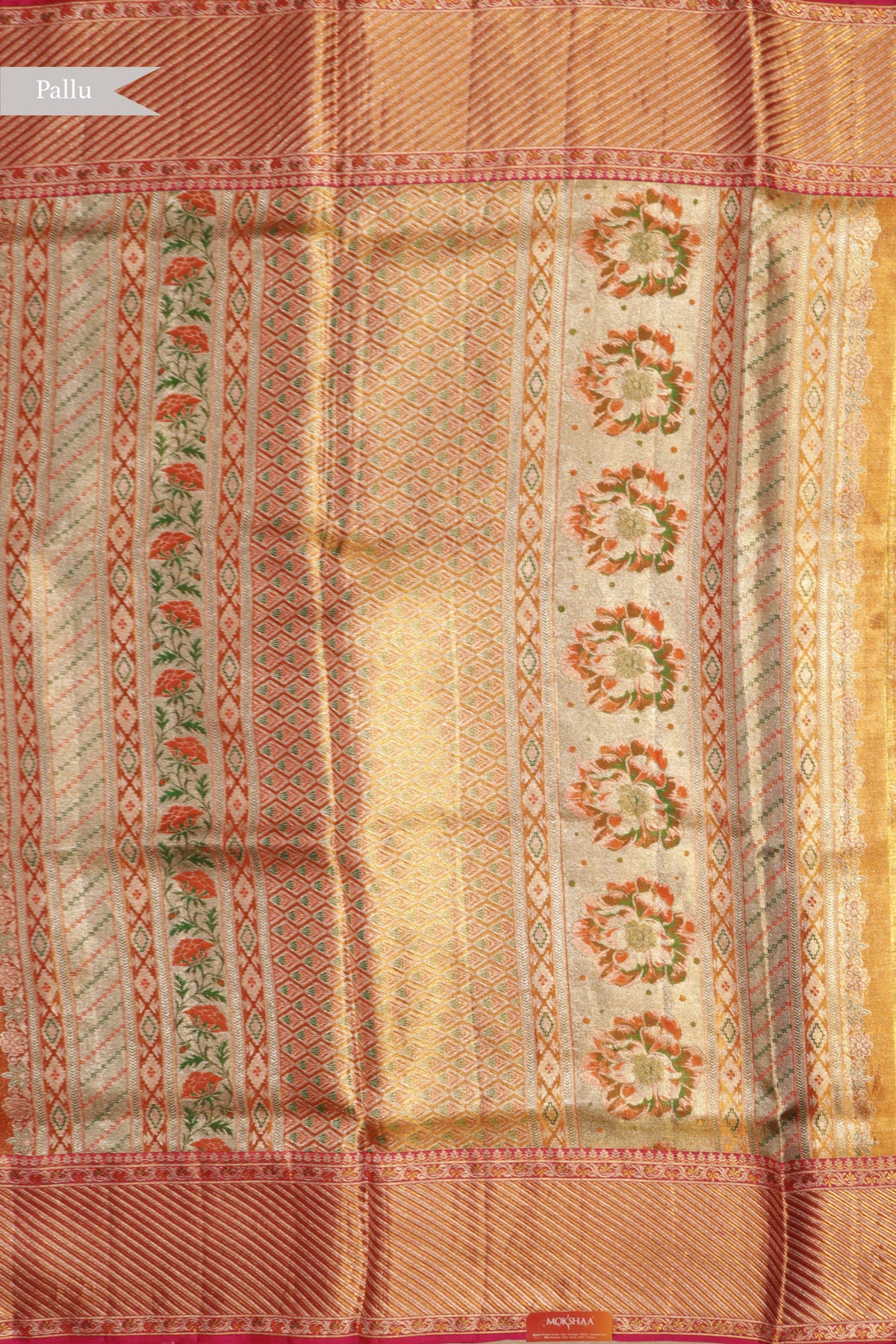Gold Kanchivaram Tissue Silk Saree