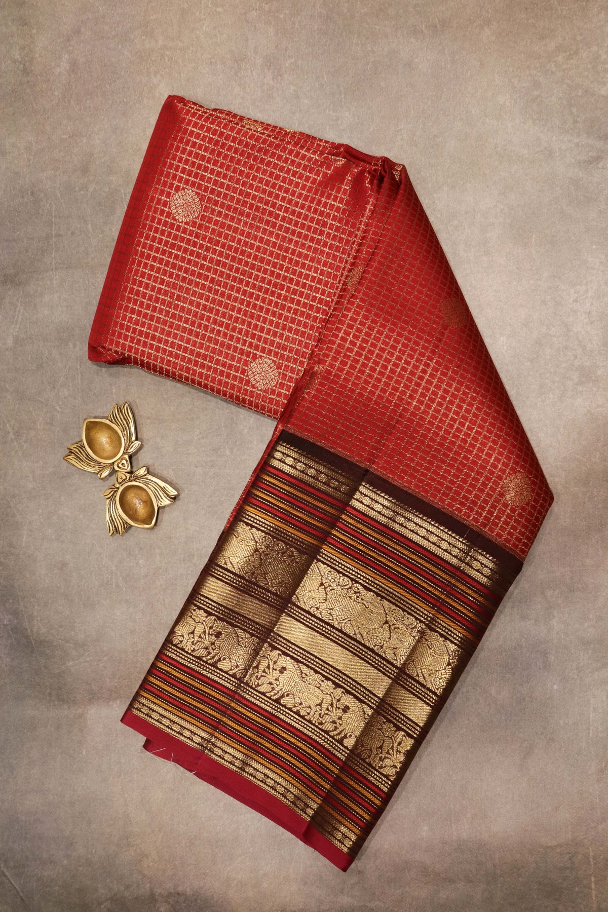 Red Kanchivaram Silk Saree