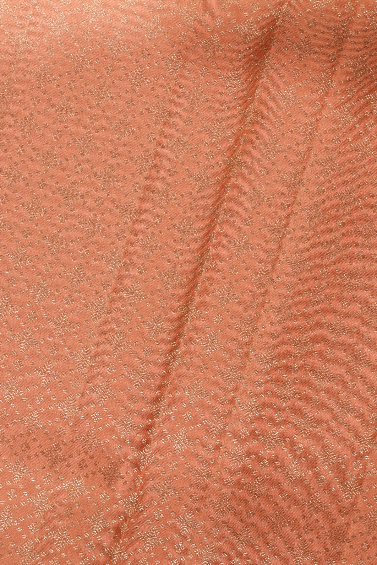 Peach Kanchivaram Silk Saree