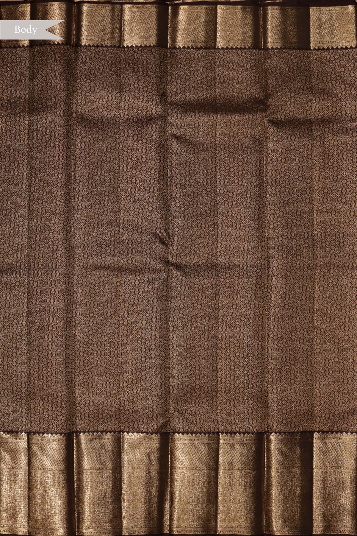 Coffee Brown Kanchivaram Silk Saree