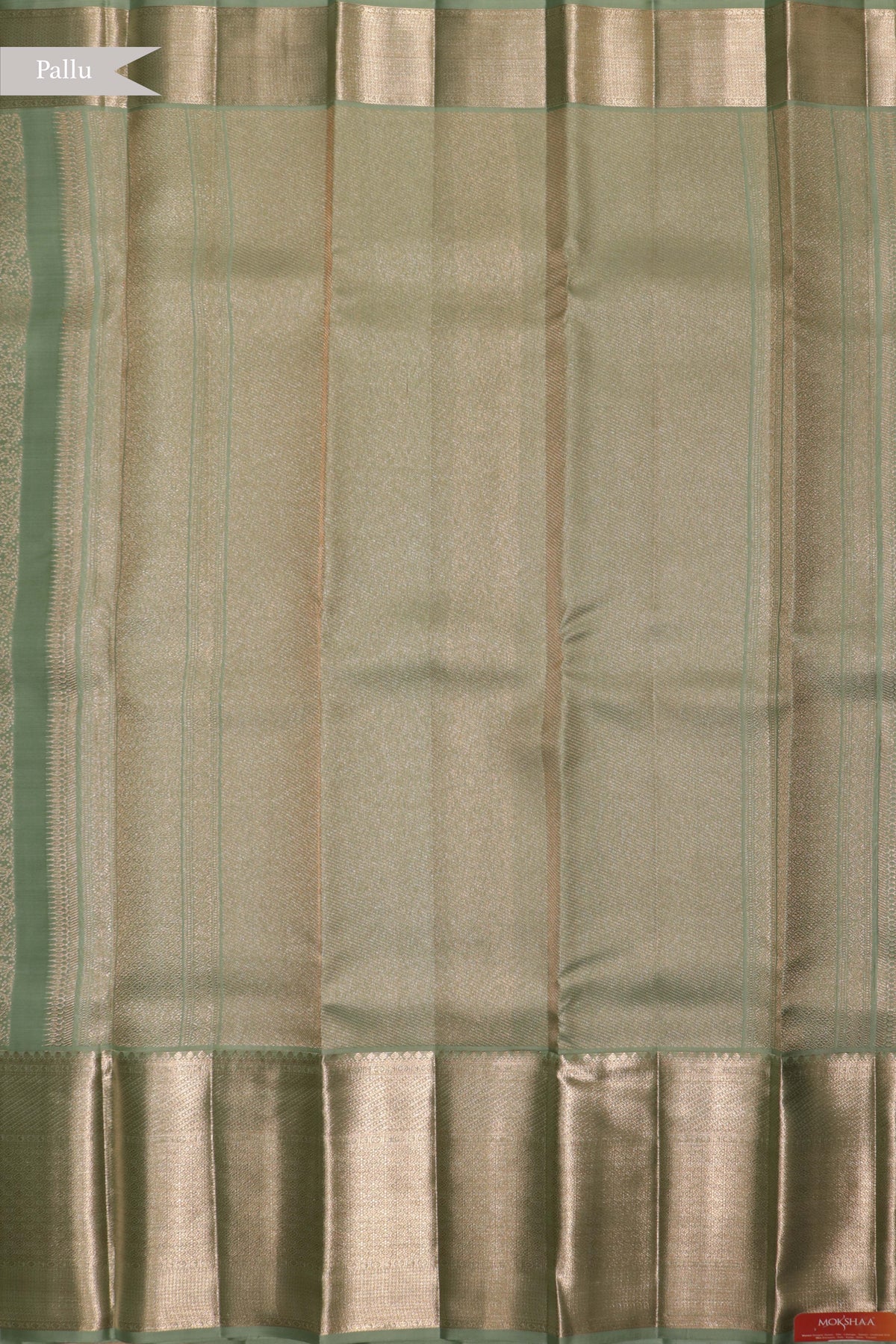 Sea Green Kanchivaram Silk Saree