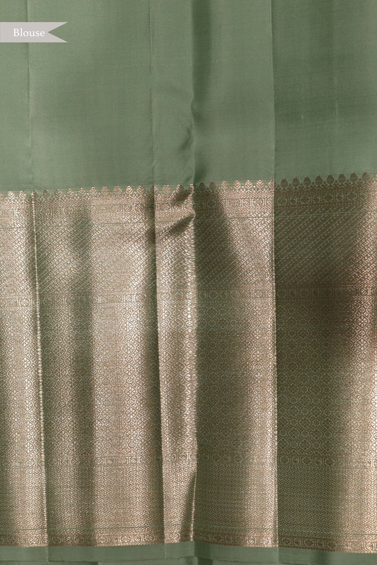 Sea Green Kanchivaram Silk Saree