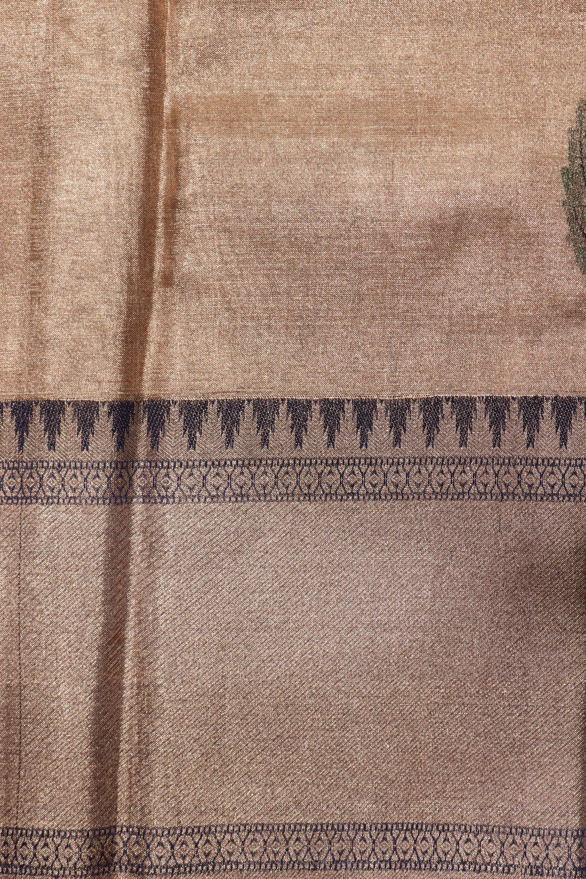 Antique Gold Kanchivaram Tissue Saree
