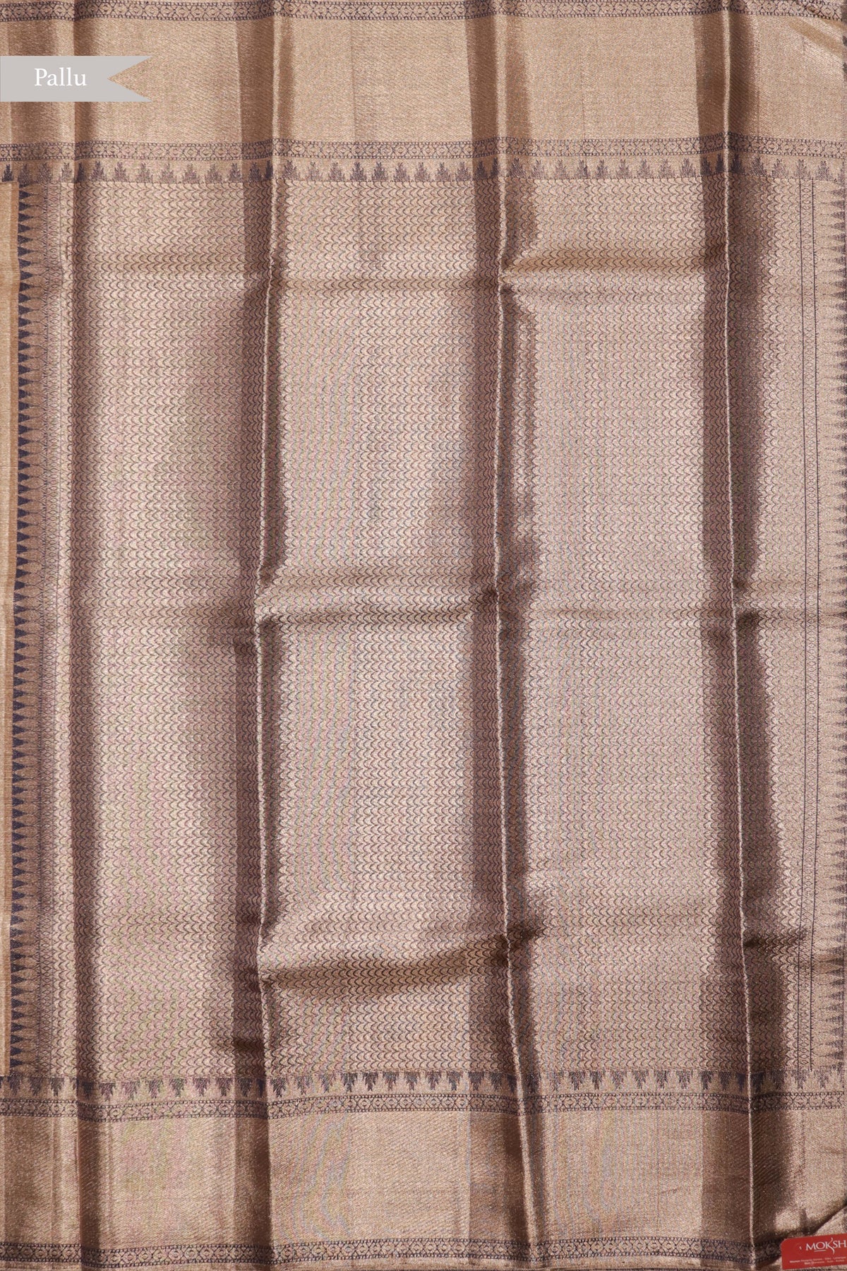 Antique Gold Kanchivaram Tissue Saree