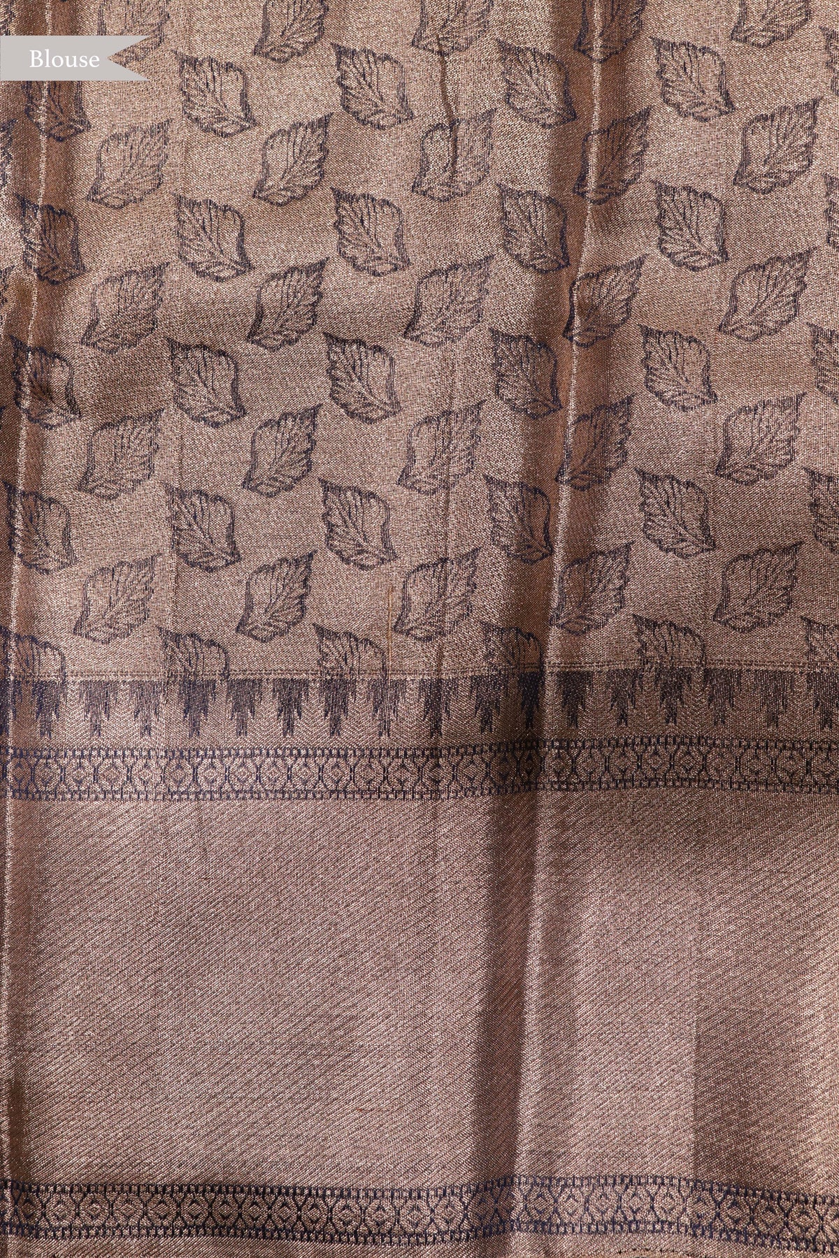Antique Gold Kanchivaram Tissue Saree