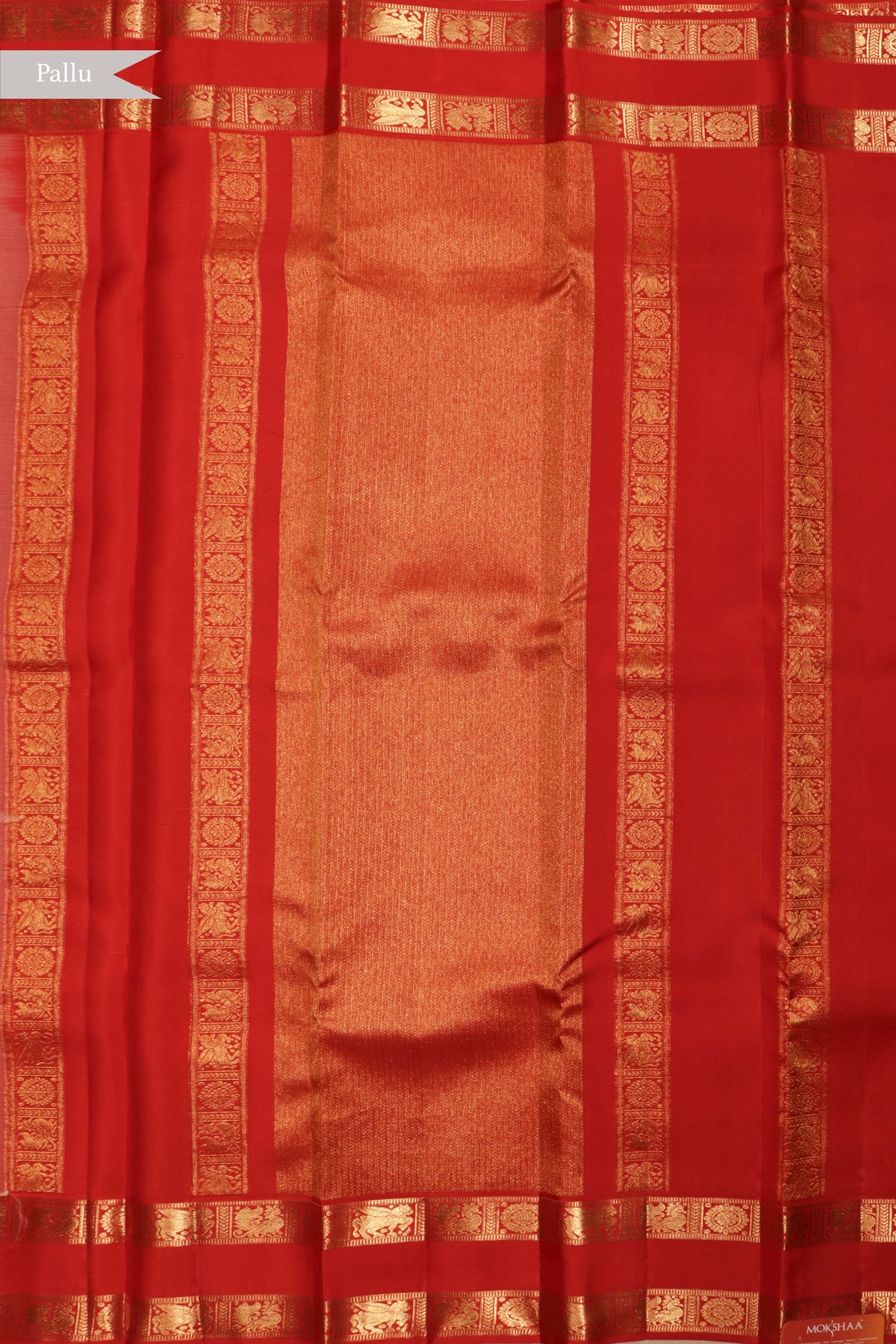 Mauve Pink Kanchivaram Silk Rettapettah Saree