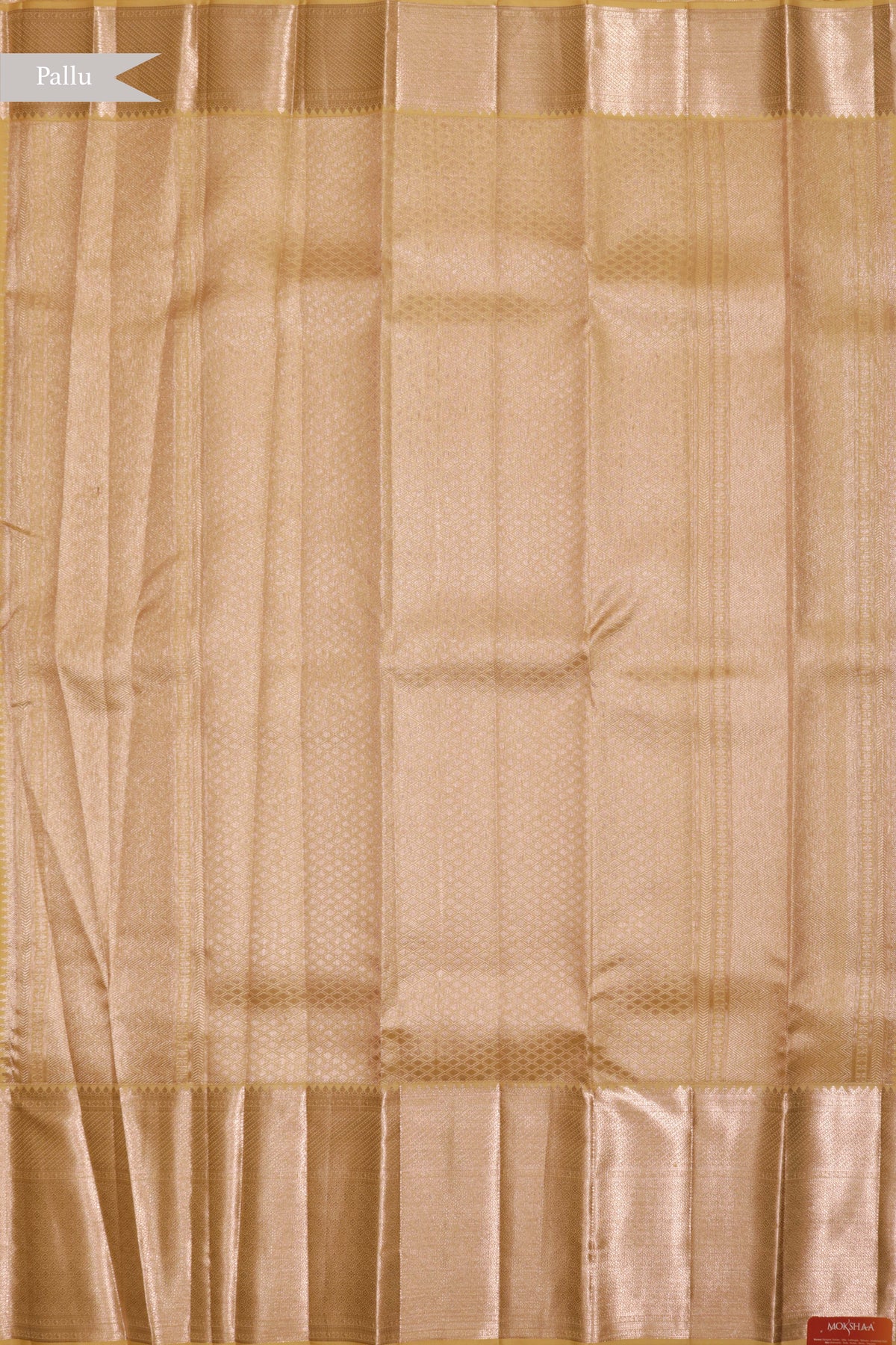Lime Yellow Kanchivaram Silk Saree