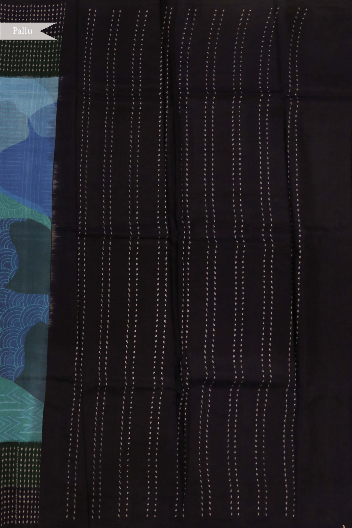 Blue Patola Silk Saree