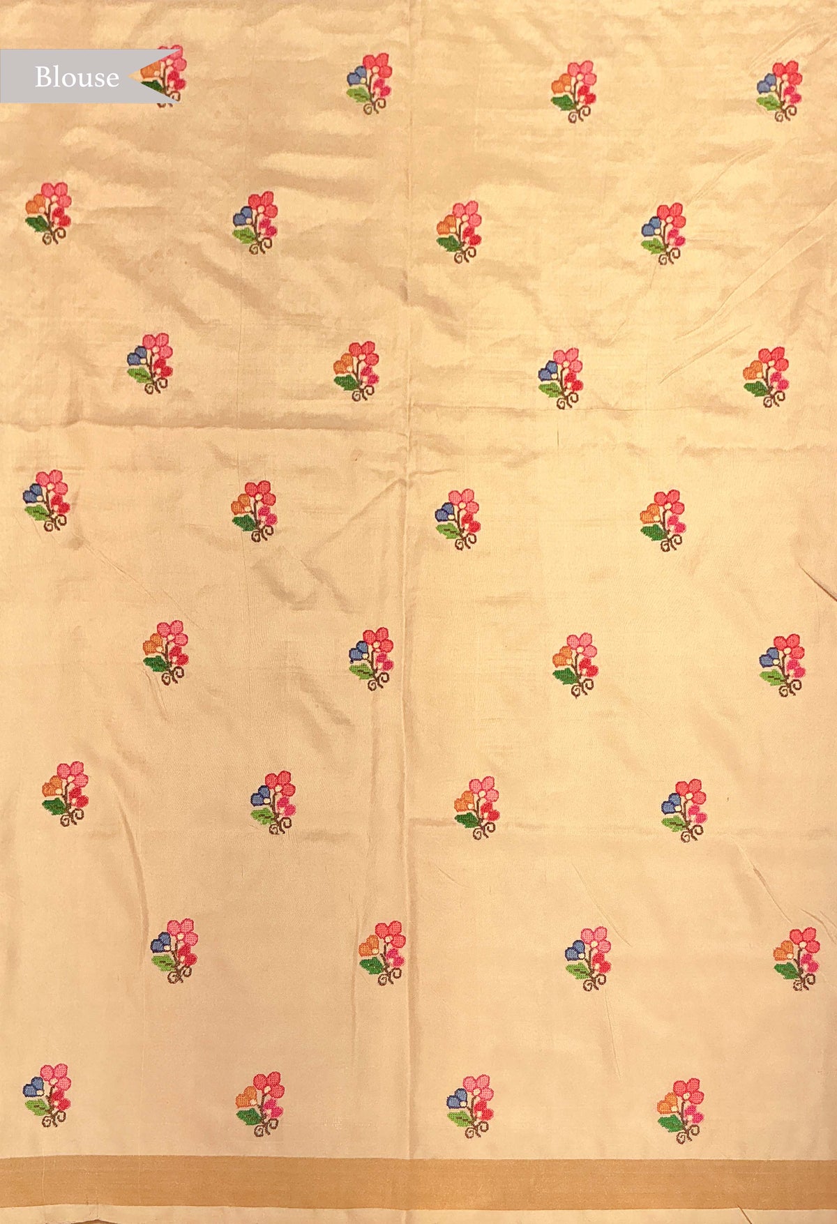 Sage Green Twill Silk Patola Saree